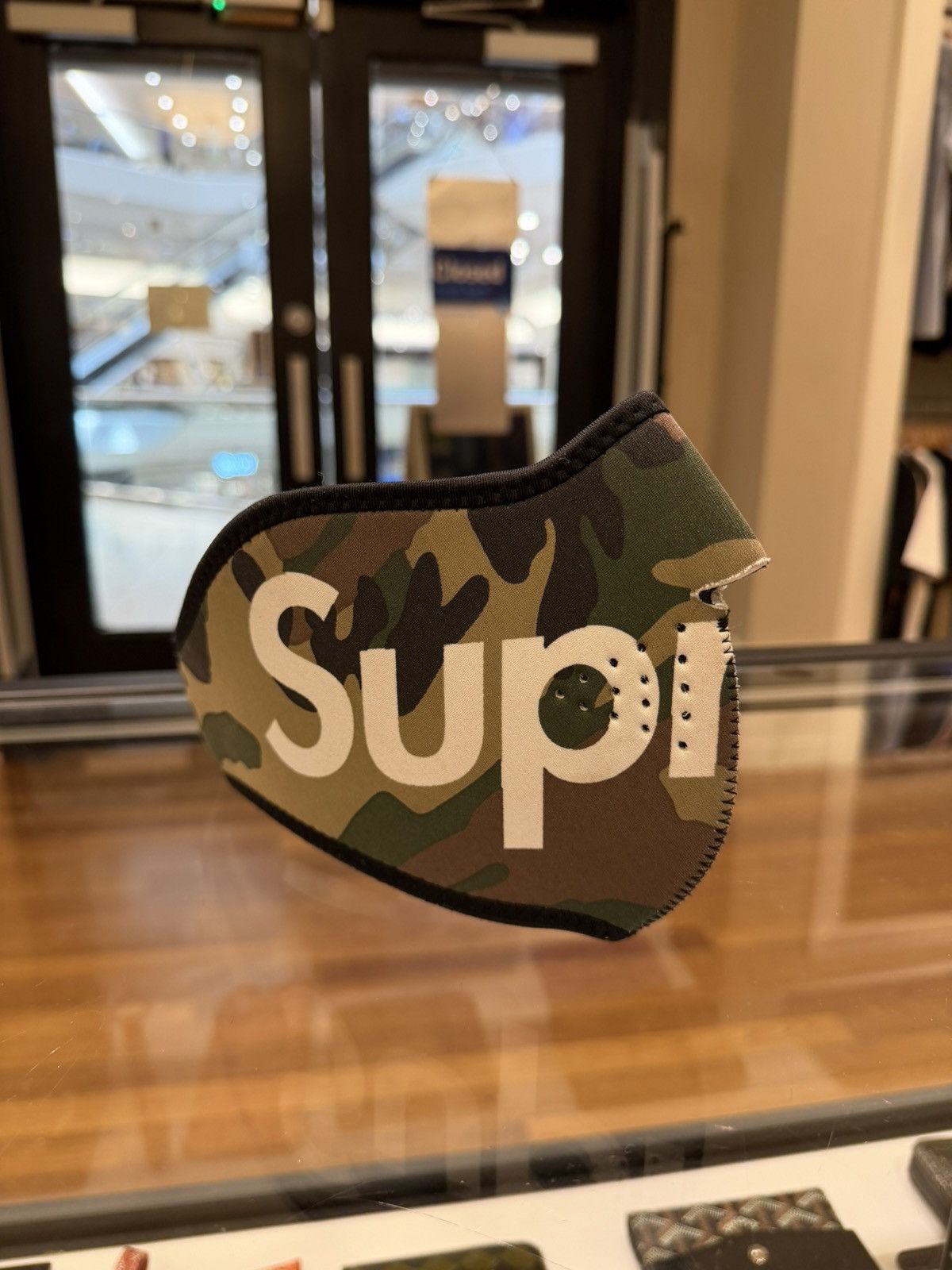 Supreme Supreme Woodland Camo Windstopper Mask Size ONE SIZE - 2 Thumbnail