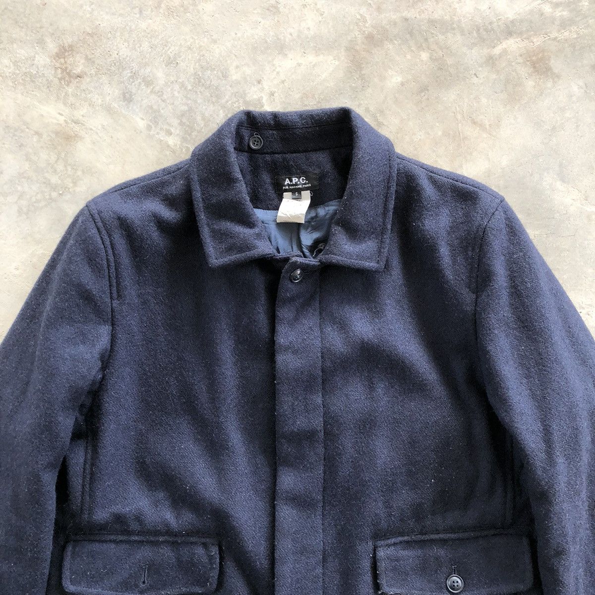 A.P.C.×Jules Tournier Wool Coat A.P.C. Jules Tournier Double Pocket Wool Jacket