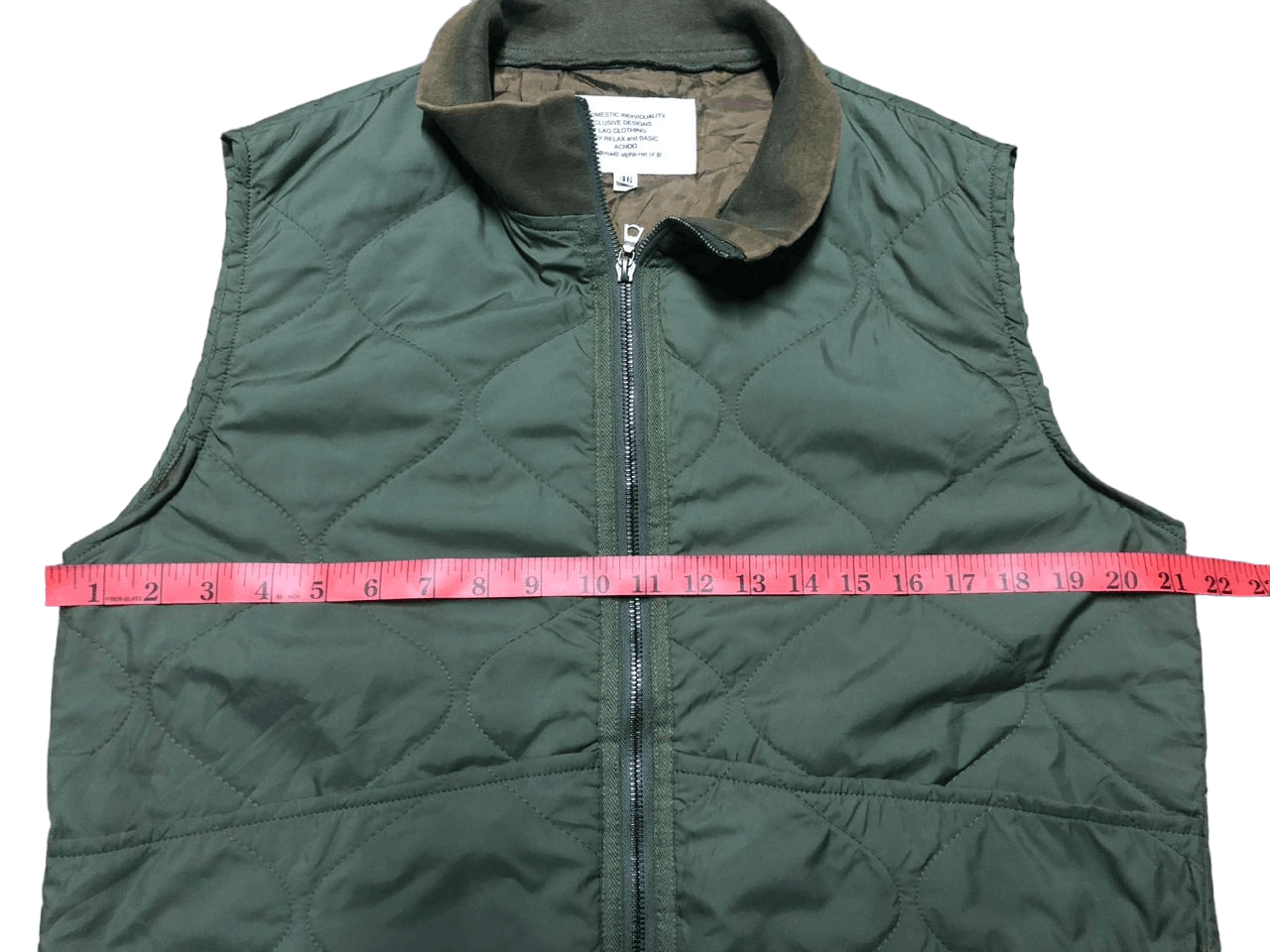 Alpha Industries Vintage Alpha Vest Jacket Riri Zipper Sunfaded Size US M / EU 48-50 / 2 - 18 Thumbnail