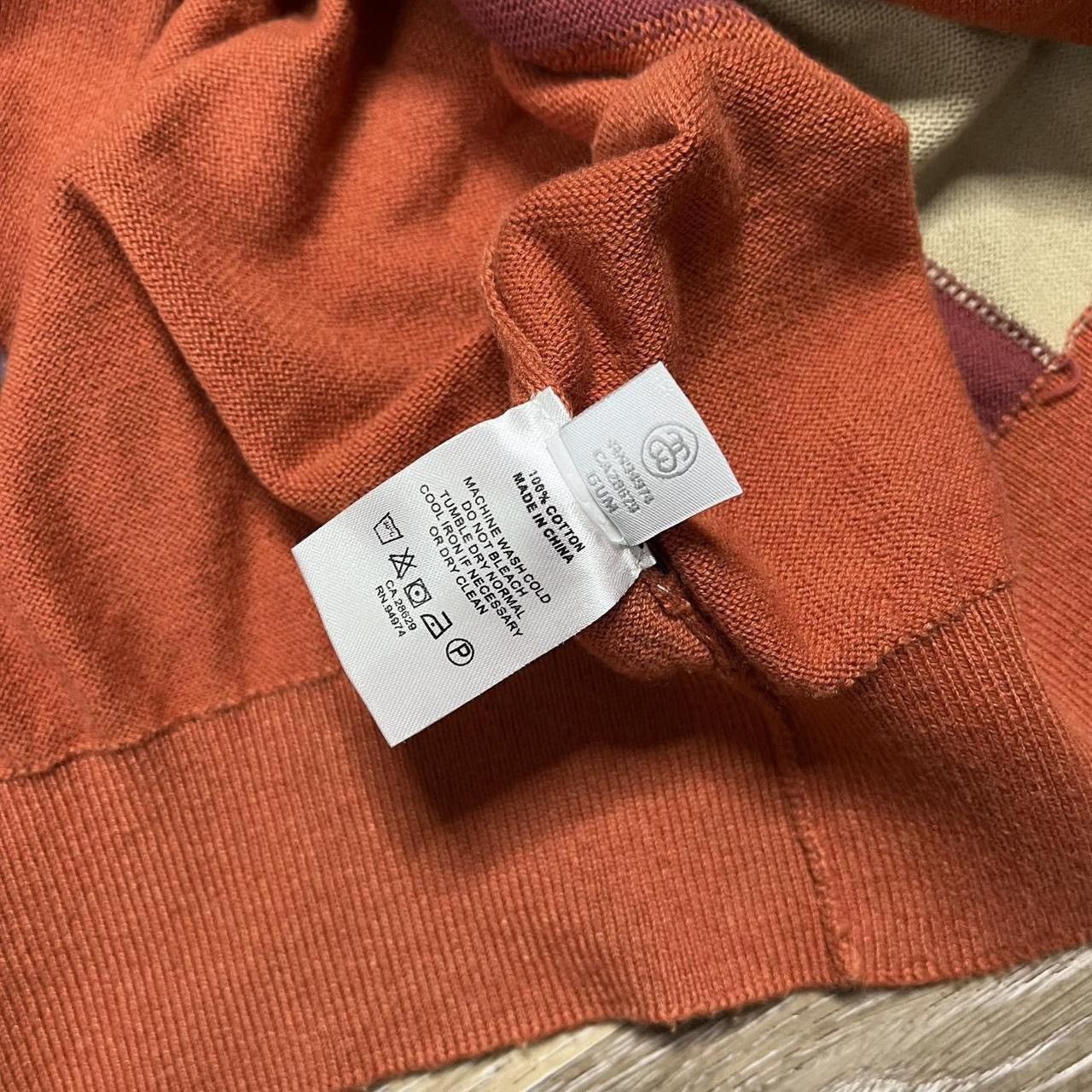 Stussy stussy color block burnt orange cardigan Size US S / EU 44-46 / 1 - 5 Thumbnail