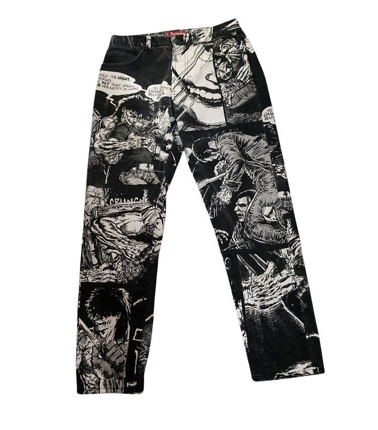 image of Supreme The Crow Denim in Black, Men's (Size 30)