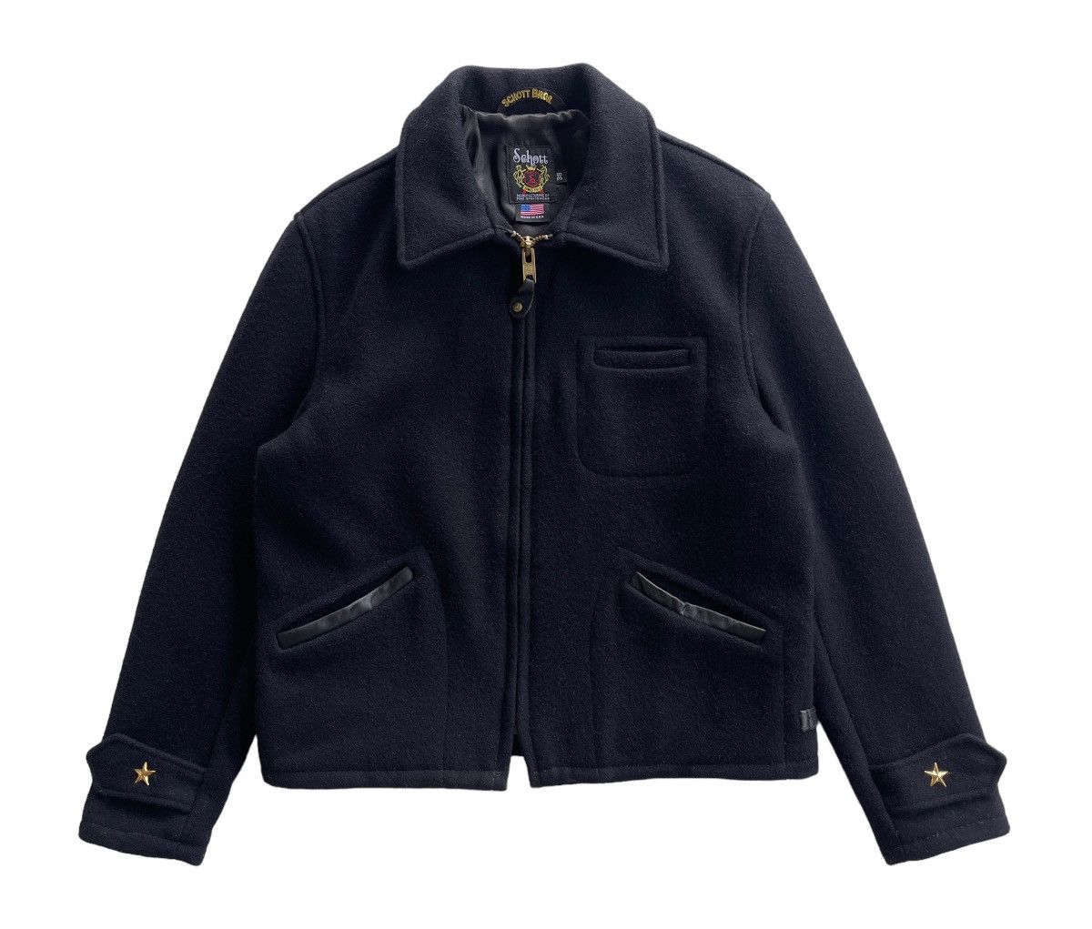 Schott Vintage Schott 716 Wool CPO Jacket Size US S / EU 44-46 / 1 - 2 Thumbnail