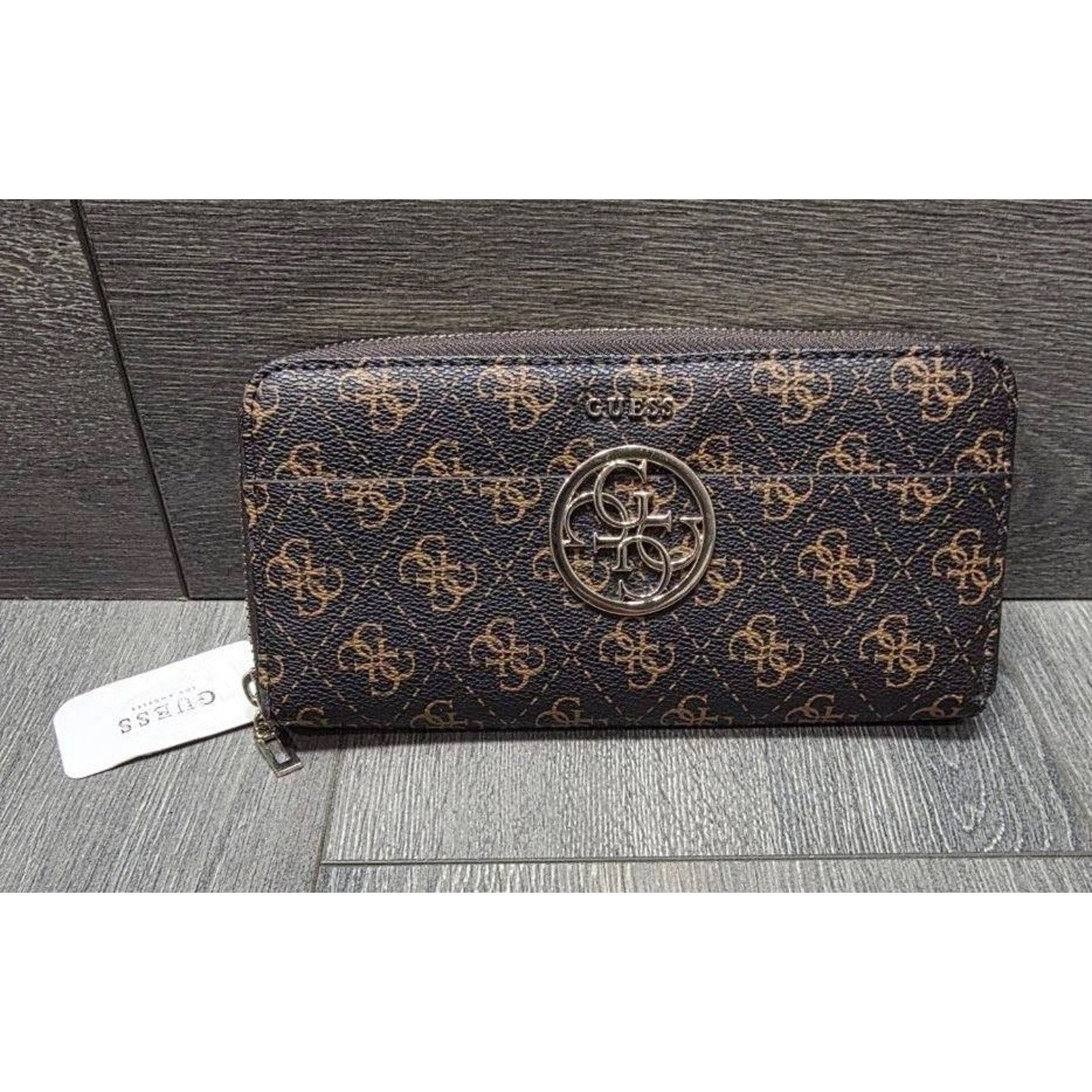 Guess Guess women's Wallet with the brand logo Brown B000617 Size ONE SIZE - 1 Thumbnail