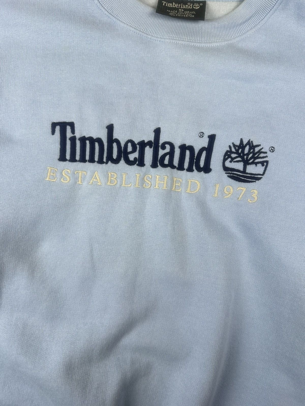Timberland Timberland Vintage Retro 90S Blue Mens Sweatshirt Size US XL / EU 56 / 4 - 8 Thumbnail