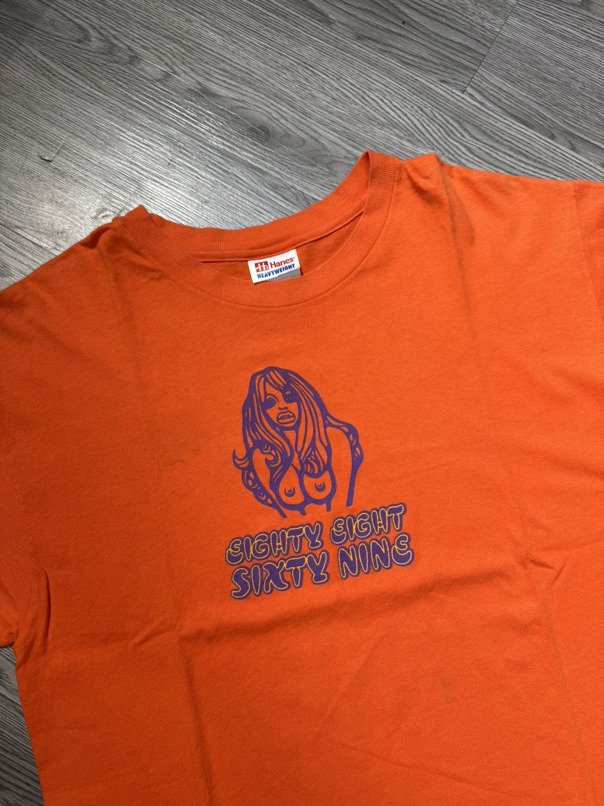 Japanese Brand 90’s JAPANESE BRAND RARE BOOBS LOGO RETRO Y2K VINTAGE TSHIRT Size US XL / EU 56 / 4 - 3 Thumbnail
