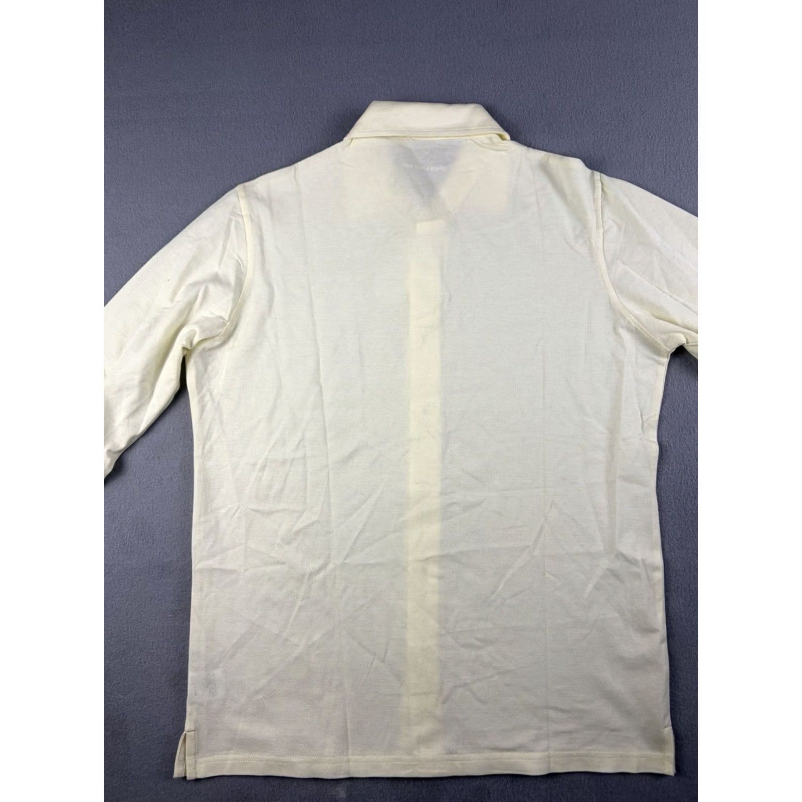 Vintage Spier Mackay Shirt Men S Solid Long Sleeve Button Up Cotton Ivory Classic Size US S / EU 44-46 / 1 - 5 Thumbnail