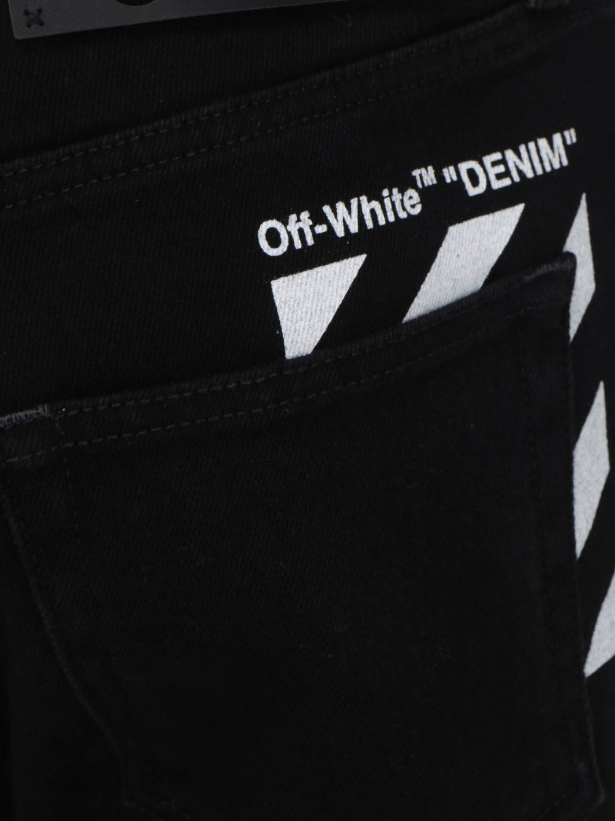 Off-White o1y0225 Denim Pant in Black Size US 29 - 3 Thumbnail