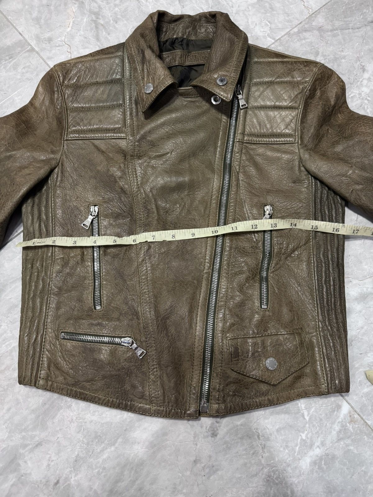 Neil Barrett Neil Barrett Italy Lambskin Leather Biker Jacket - XXS Size US XXS / EU 40 - 12 Thumbnail