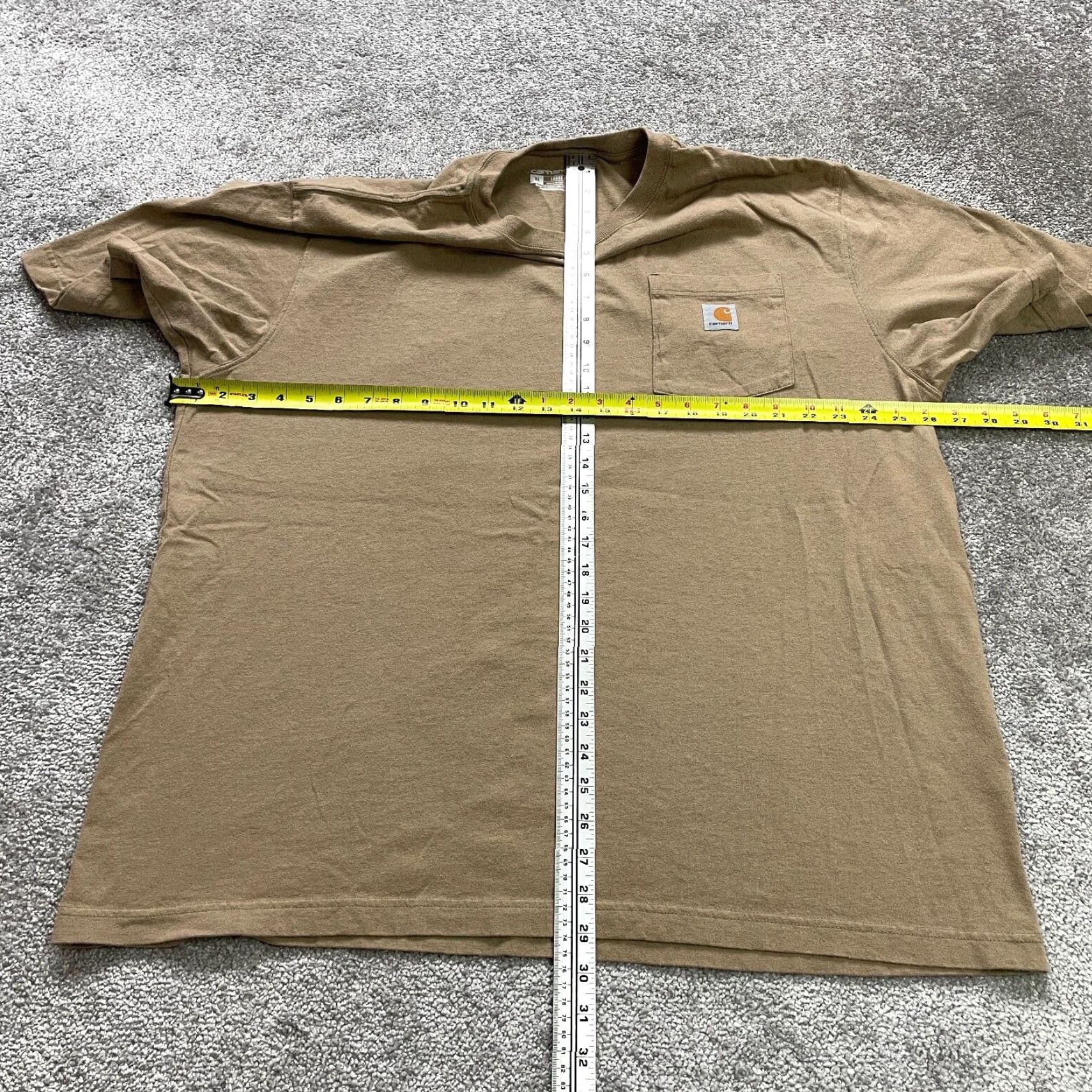 Carhartt Carhartt K87 Loose Fit T-Shirt Mens XL Brown Casual Pocket Tee Outdoor Classic Size US XL / EU 56 / 4 - 7 Thumbnail