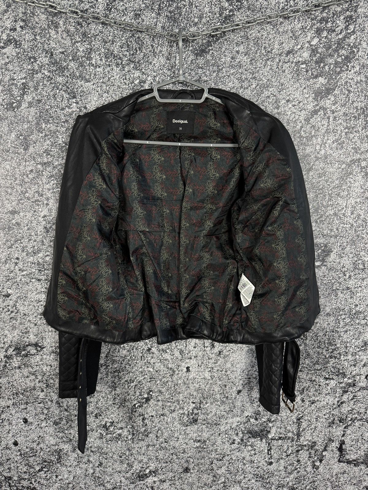 Desigual Desigual Pakaian Jadi Wanita Faux Leather Jacket Size 38 Size XS / US 0-2 / IT 36-38 - 8 Thumbnail