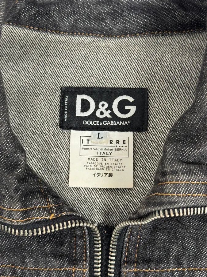 Dolce & Gabbana SS2003 Dolce & Gabbana Navy Blue Multi-Zip Denim Jacket Size XS / US 0-2 / IT 36-38 - 9 Thumbnail