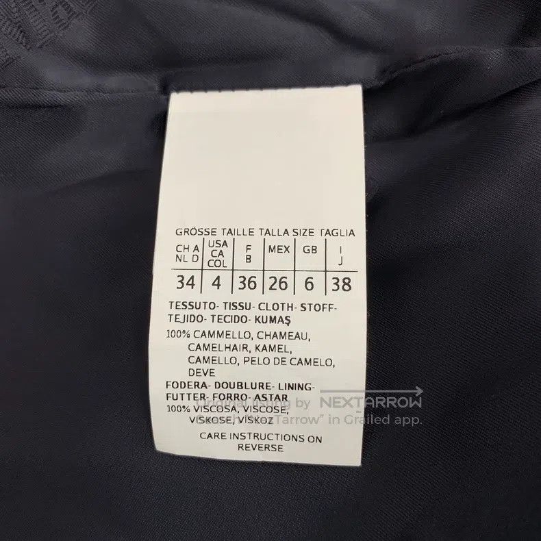 Other Max Mara Navy Camel Hair Hooded Belted Long-Sleeve Coat Size S / US 4 / IT 40 - 6 Thumbnail