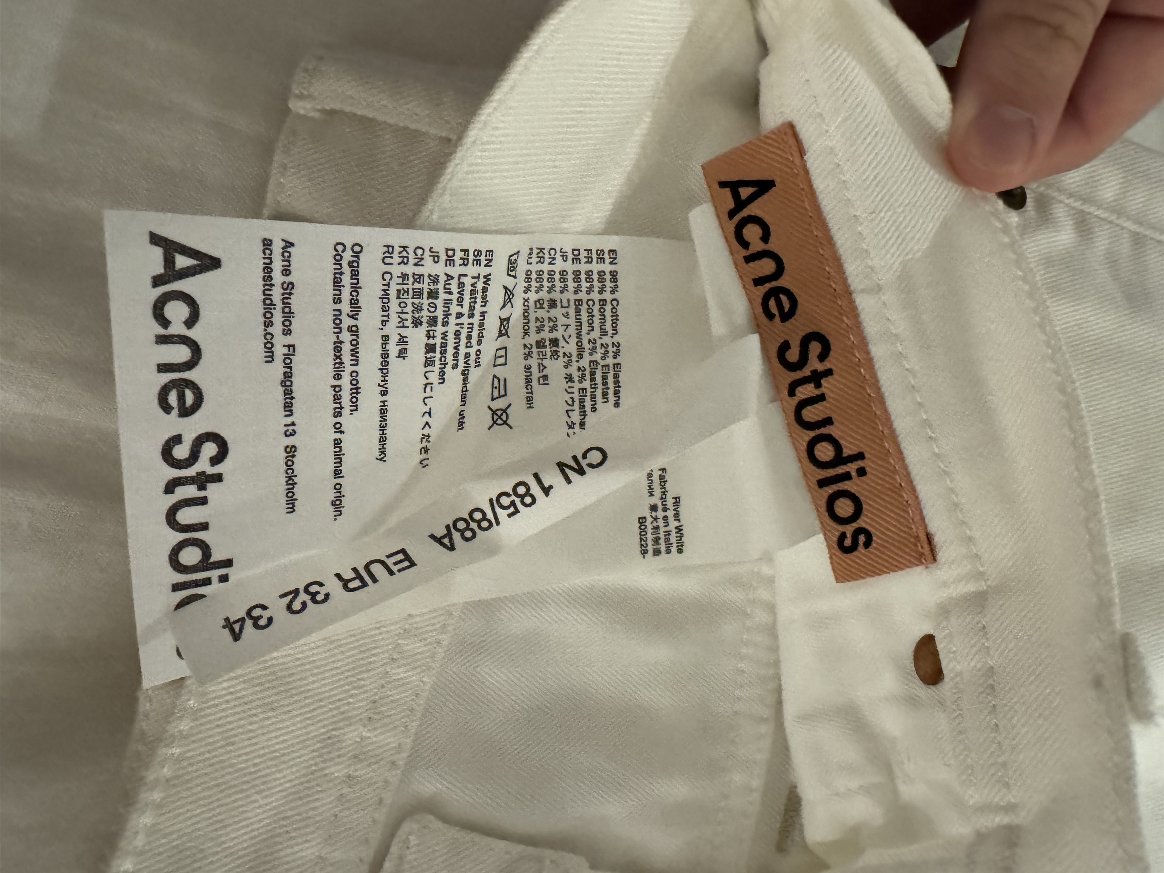 Acne Studios Acne Studios - River Slim-Fit Tapered Stretch-Denim Jeans Size US 32 / EU 48 - 5 Thumbnail