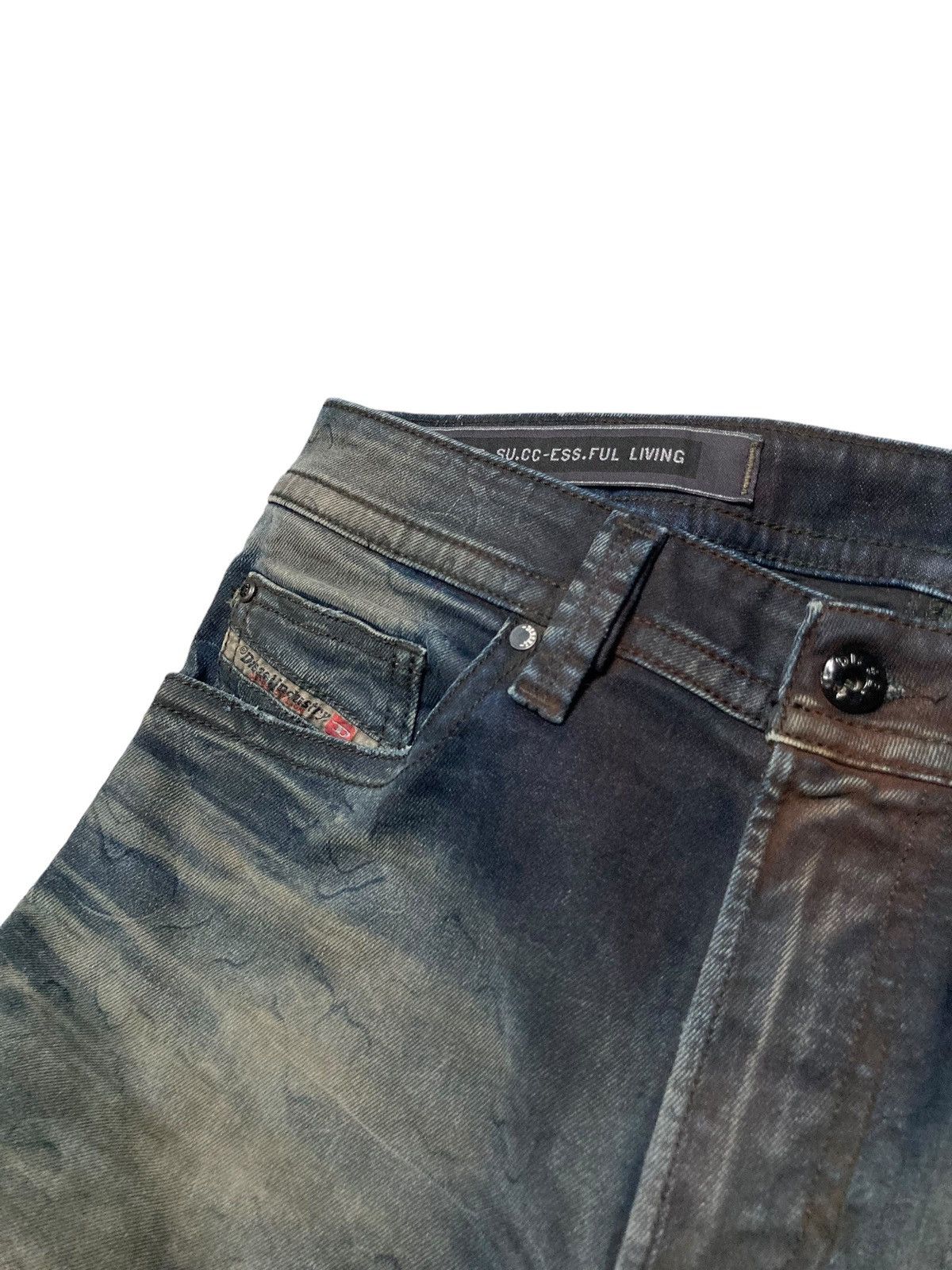 Diesel × Japanese Brand Vintage y2k Diesel Jeans Distressed Denim Faded Washed Size US 28 / EU 44 - 10 Thumbnail