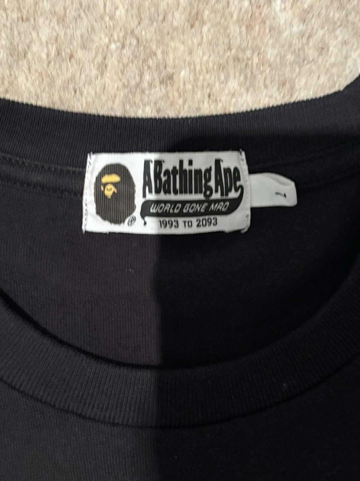 Bape Graffiti College Tee Size US L / EU 52-54 / 3 - 3 Thumbnail