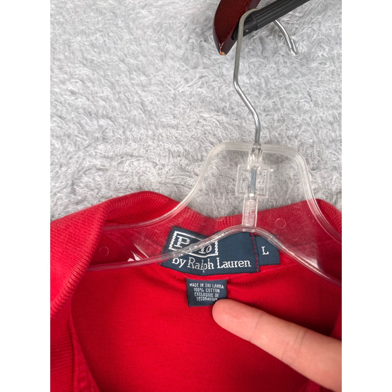 Ralph Lauren VINTAGE Ralph Lauren Polo Shirt Men L Red 100% Cotton Short Sleeve Polo Shirt Mens Red 100% Cotton Short Sleeve Vintage RL Polo Shirt Size US L / EU 52-54 / 3 - 7 Thumbnail