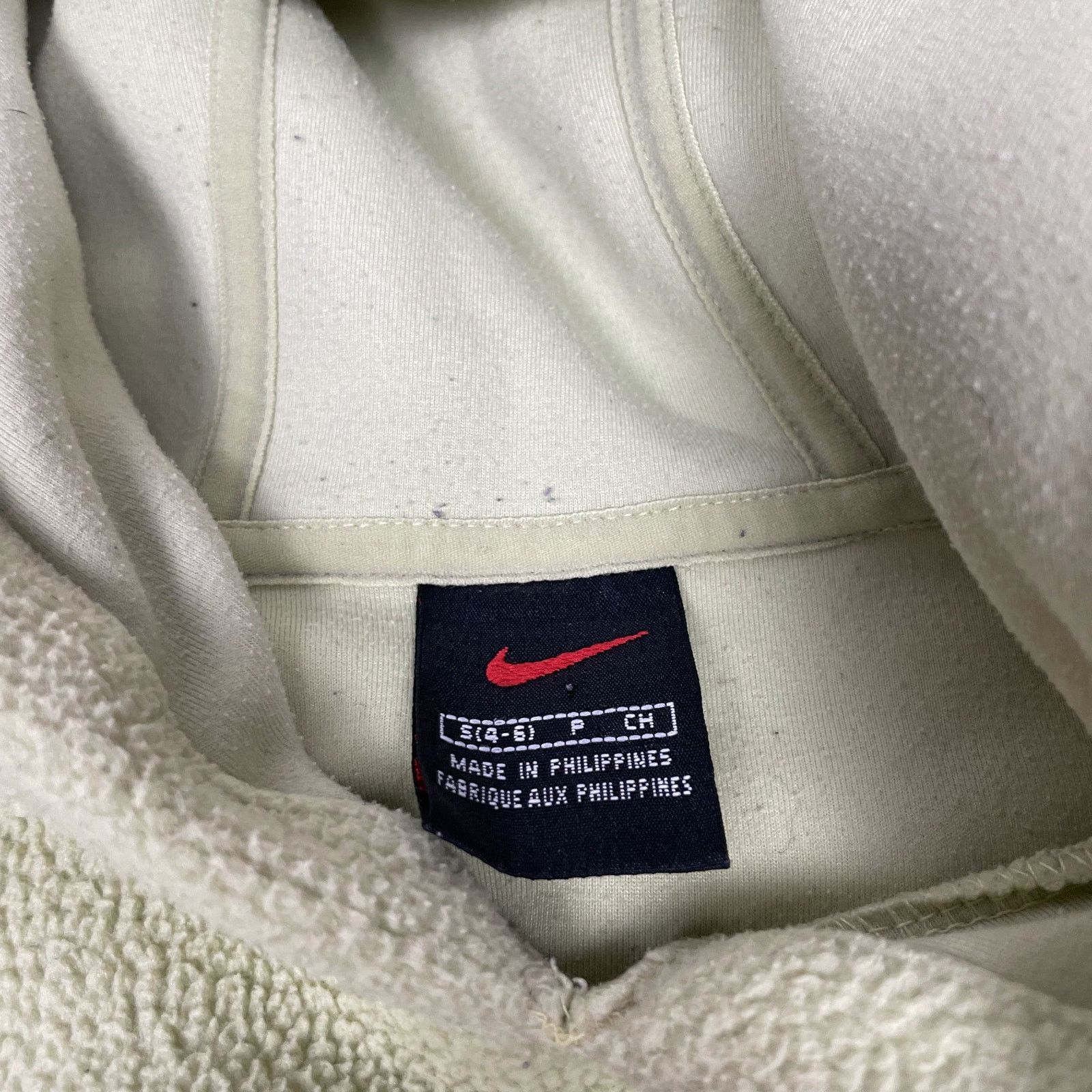 Nike × Vintage Nike Womens Green Long Sleeve Fleece Pullover Hoodie S (4-6) Size S / US 4 / IT 40 - 9 Thumbnail