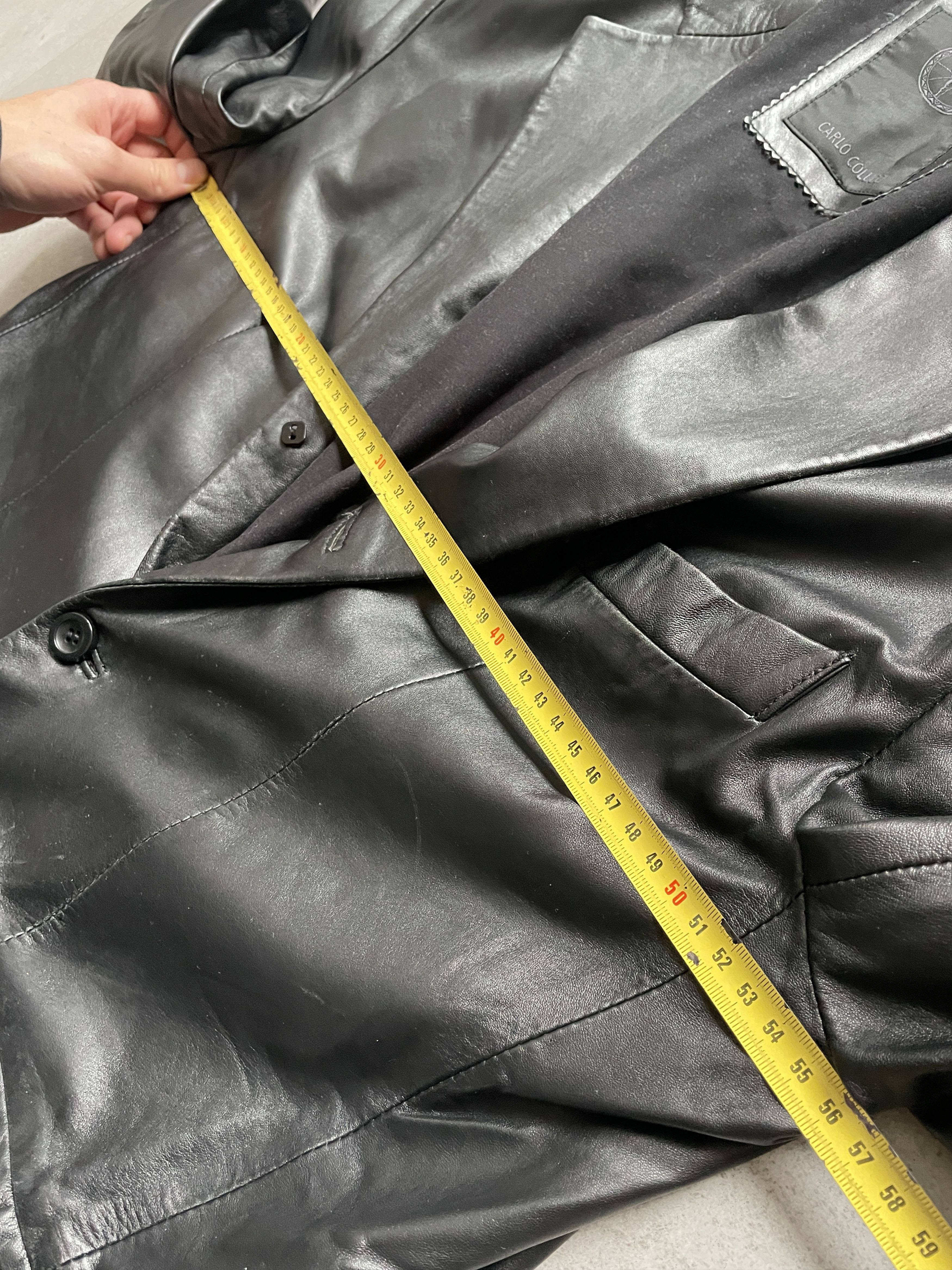 Carlo Colucci 90S CARLO COLUCCI TOM FORD TYPE LEATHER BLAZER JACKET Size US L / EU 52-54 / 3 - 7 Thumbnail