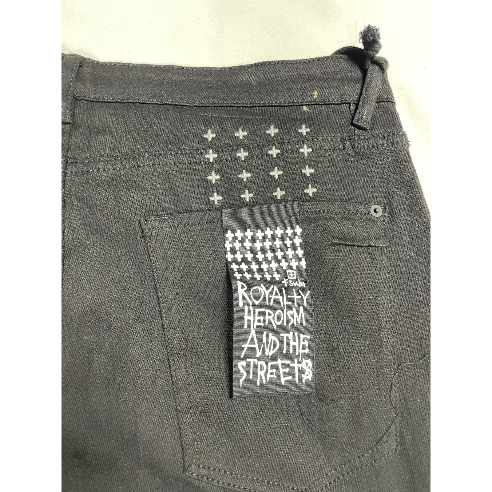 Ksubi Ksubi Jeans Black Ripped 40 Size US 40 / EU 56 - 4 Thumbnail