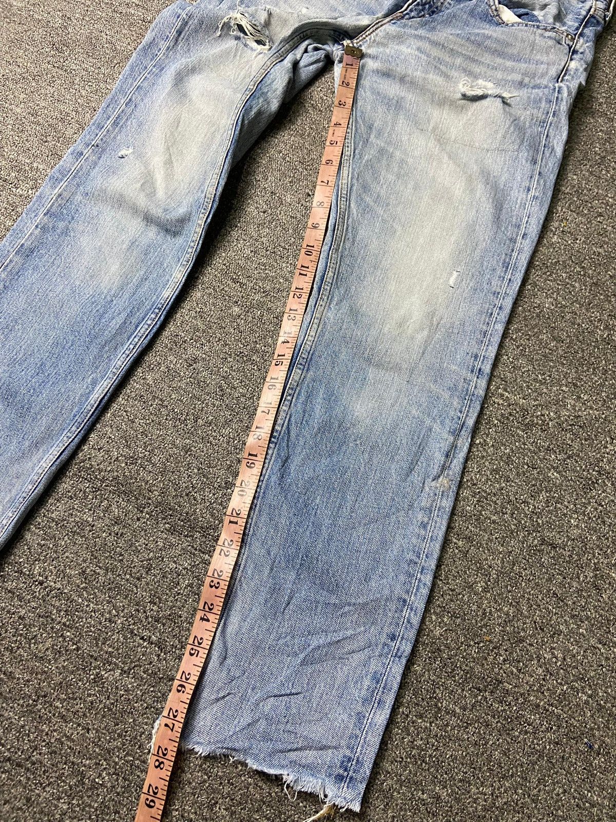 Japanese Brand × Seditionaries × Vintage RED CARD Brand Distressed Denim Jeans (131) Size US 31 - 5 Thumbnail