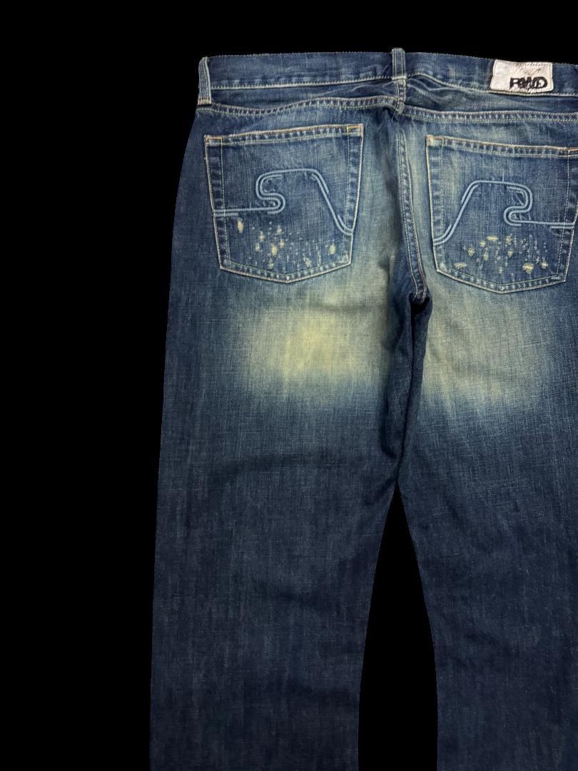 Vintage FLARE 90s Insane Japanese Rafter Rusty Mudwash Distressed Size US 31 - 17 Thumbnail
