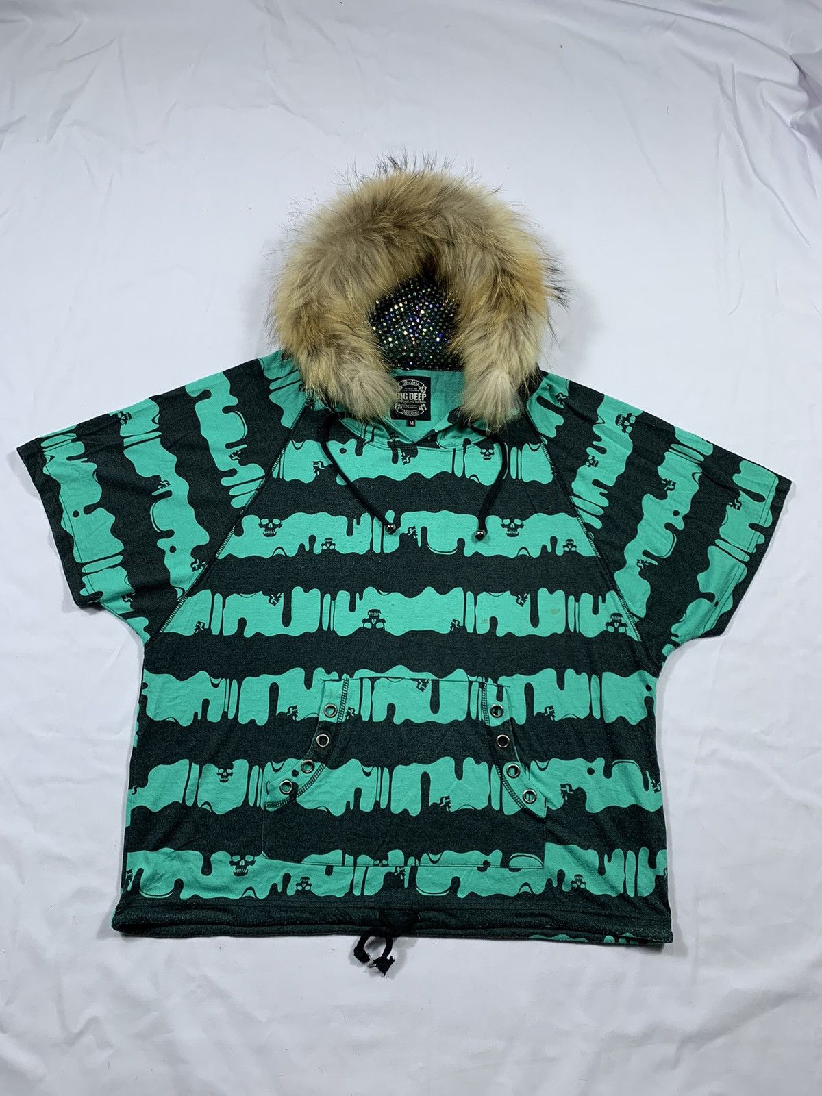 If Six Was Nine × Japanese Brand × Le Grande Bleu (L.G.B.) Dig Deep fur Skull Zip Hoodie lgb style Size US L / EU 52-54 / 3 - 1 Thumbnail