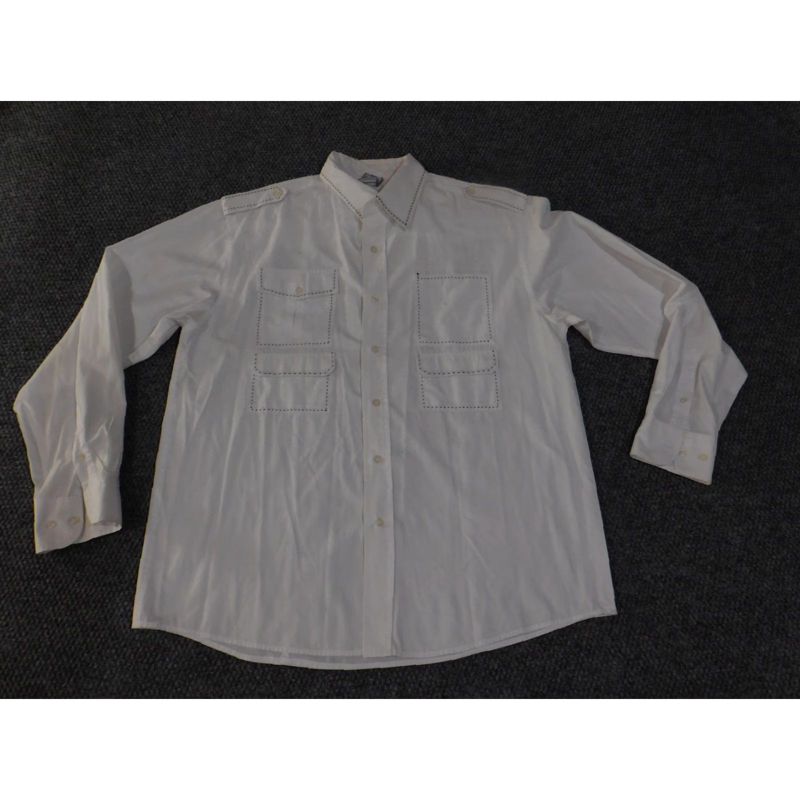 Avirex Avirex Shirt Mens XL Utility Button Up Epaulet Overshirt Safari Military Top Size US XL / EU 56 / 4 - 4 Thumbnail