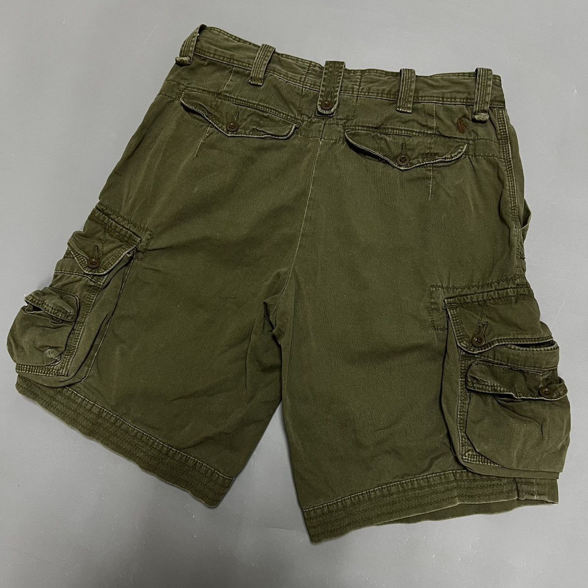 Polo Ralph Lauren × Ralph Lauren × Vintage Polo Ralph Lauren Vintage Cargo Shorts Multi Pocket y2k Size US 32 / EU 48 - 2 Thumbnail