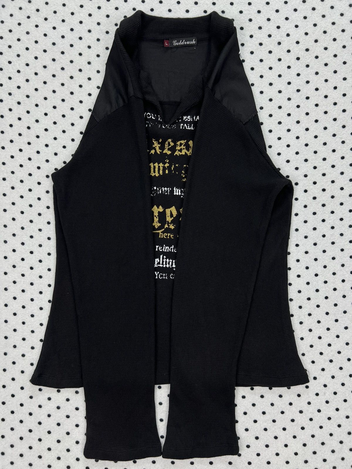 Japanese Brand Goldrush Waffle L/S Shirt Size US S / EU 44-46 / 1 - 7 Thumbnail