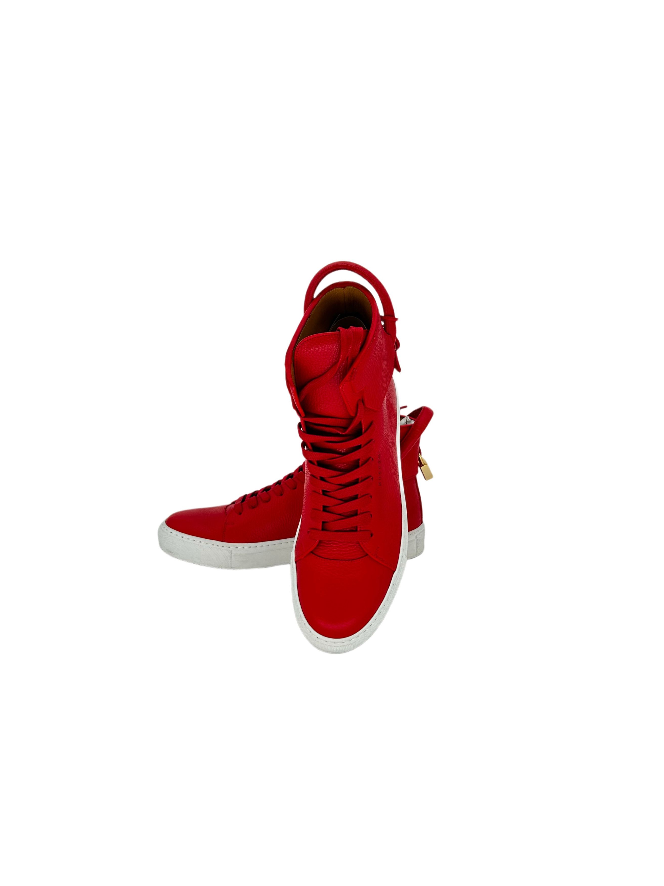 Buscemi Buscemi 125mm Hi Top Trainers Size US 11 / EU 44 - 4 Thumbnail
