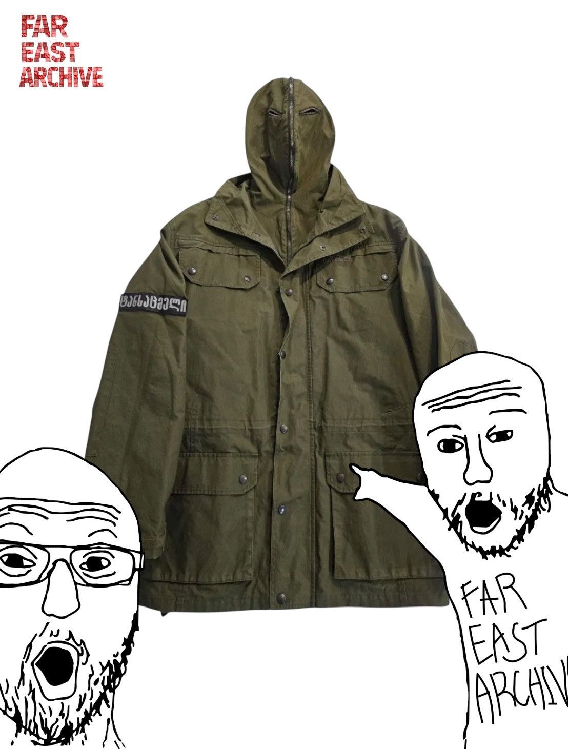 Vetements Vetements 19SS Military Gimp Mask Parka Size US S / EU 44-46 / 1 - 1 Thumbnail