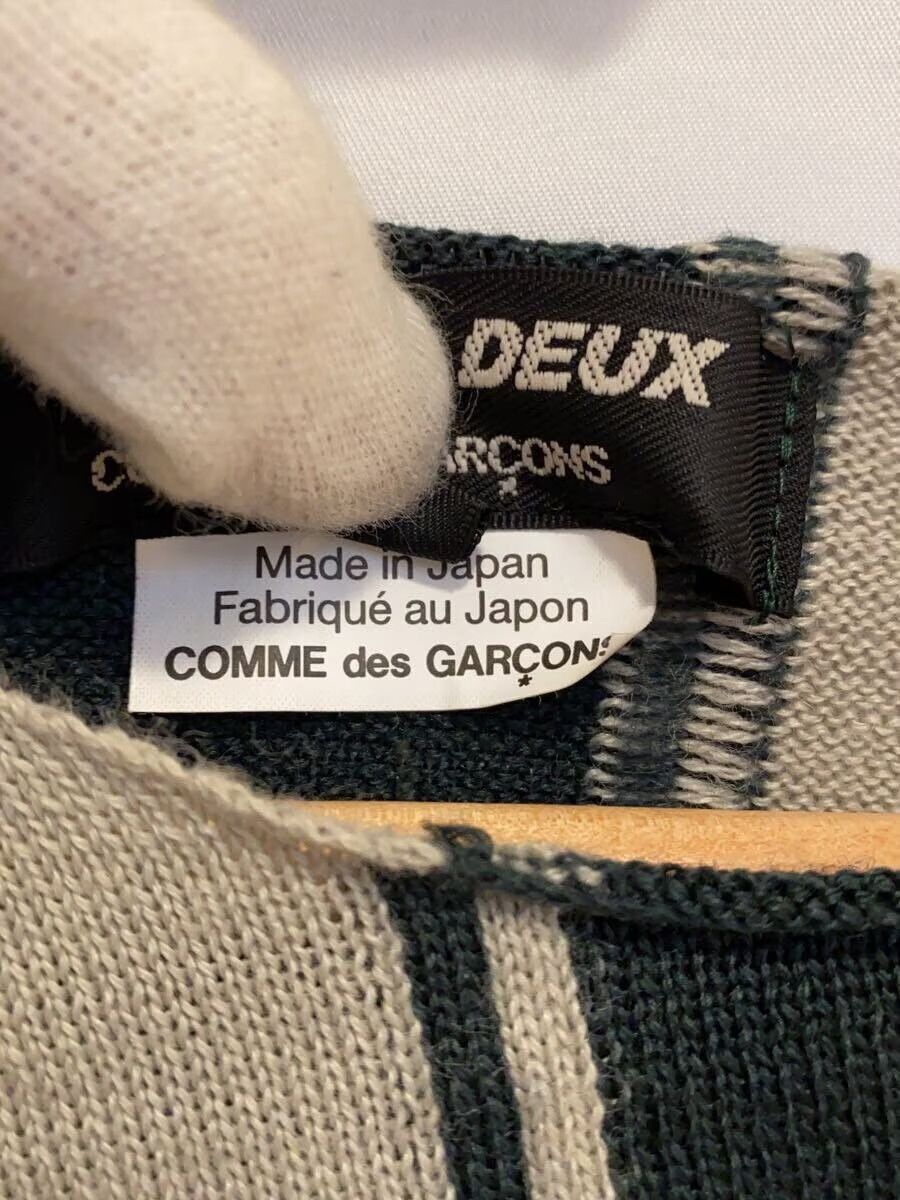 Comme des Garcons × Comme des Garcons Homme Deux Striped Knit Sweater Size US L / EU 52-54 / 3 - 4 Thumbnail