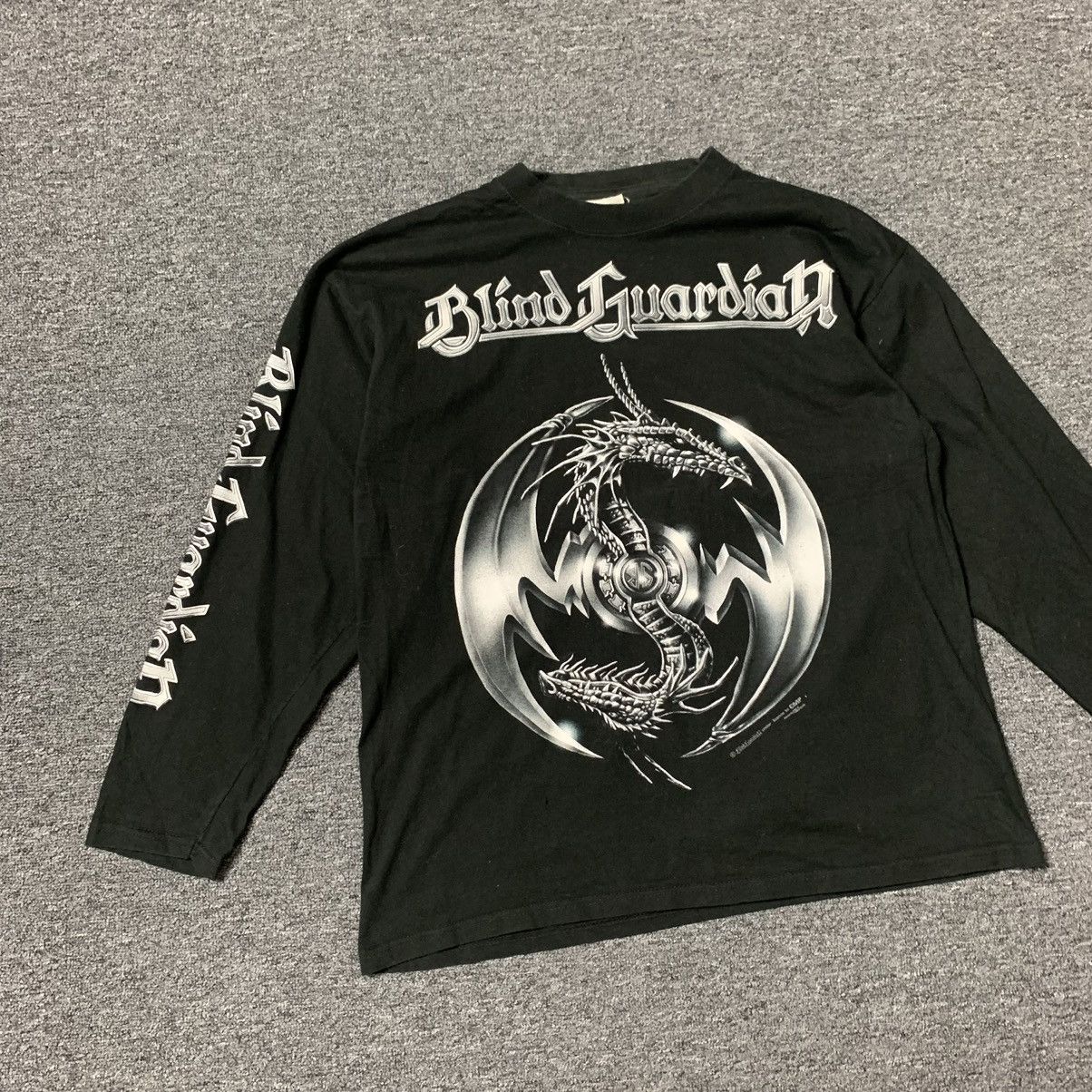 Band Tees × Vintage Vintage Blind Guardian Long Sleeve Size US L / EU 52-54 / 3 - 3 Thumbnail