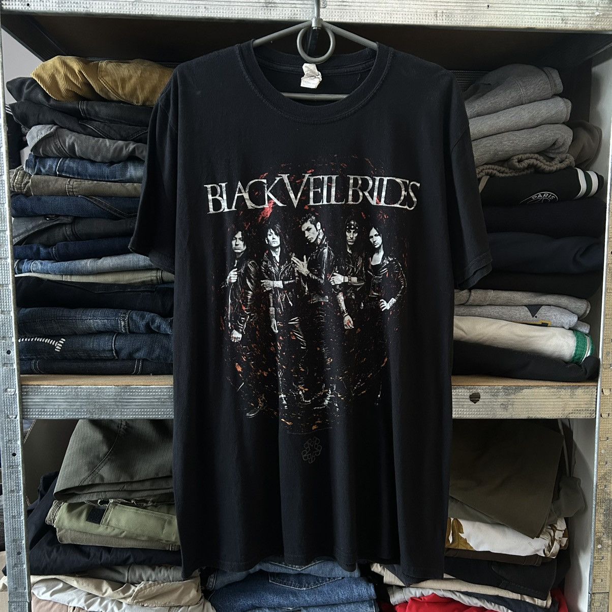Band Tees Vintage Black Veil Brides 2014 Big Graphic Logo rock band te Size US XL / EU 56 / 4 - 1 Thumbnail