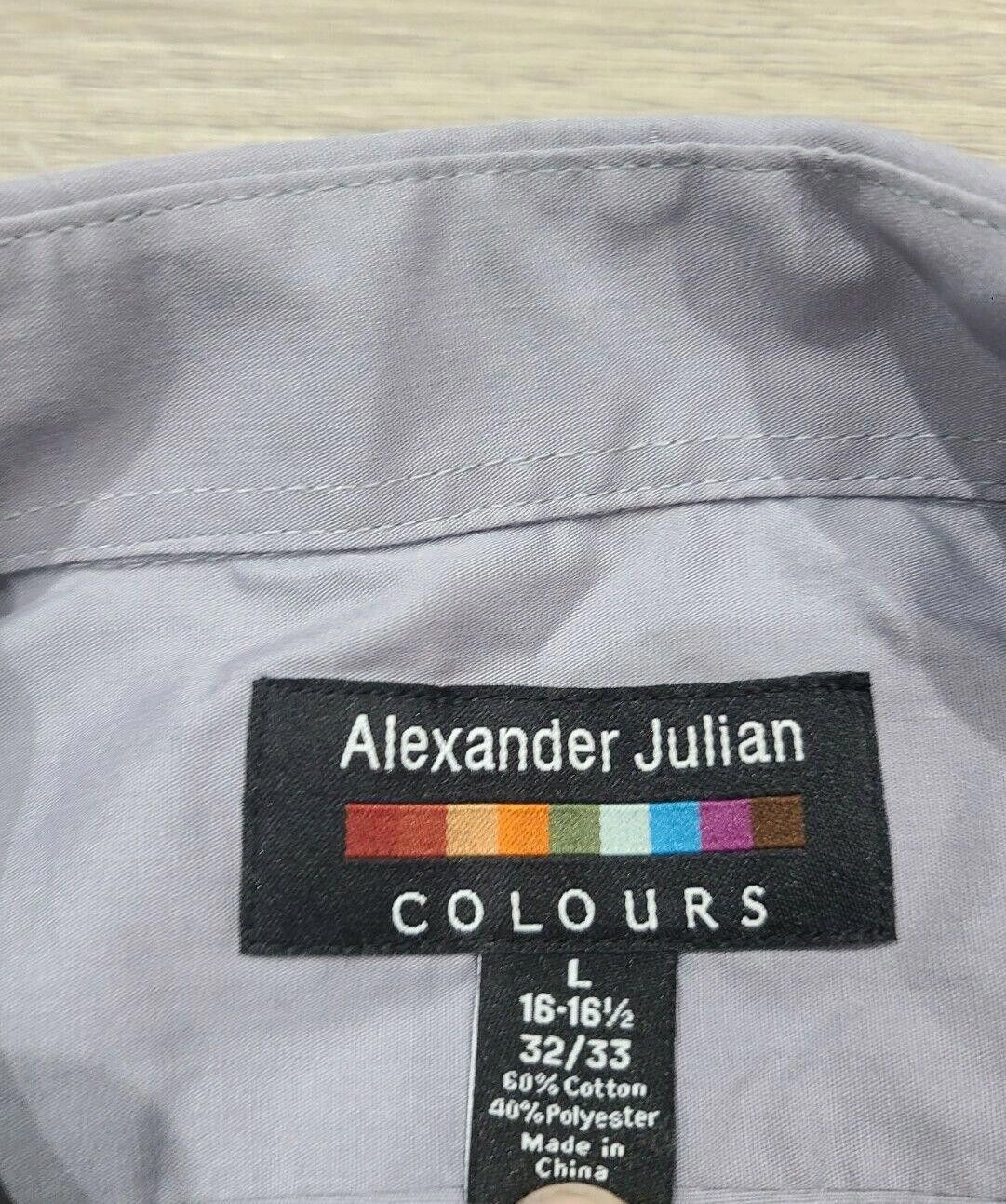 BUGATCHI Mens Dress Shirt Lot Bugatchi Julian Colors Large collared Size 42R - 3 Thumbnail