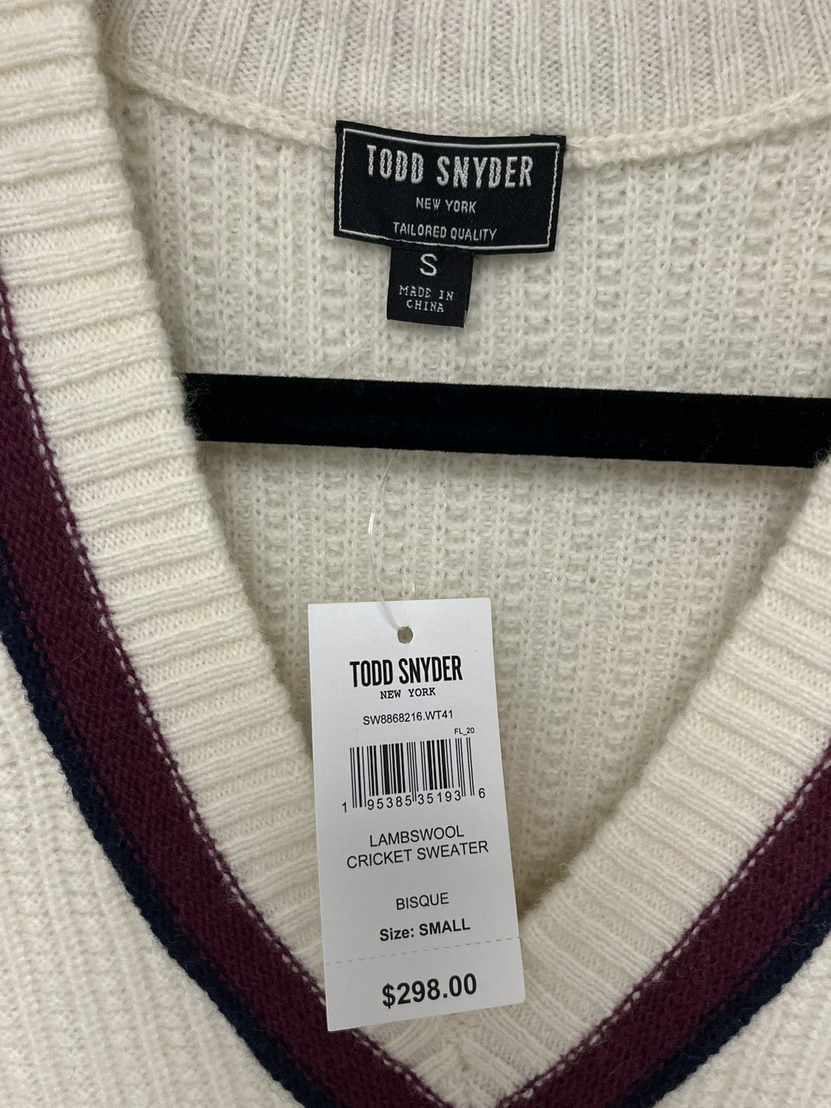 Todd Snyder Cricket sweater. Small Size US S / EU 44-46 / 1 - 3 Thumbnail