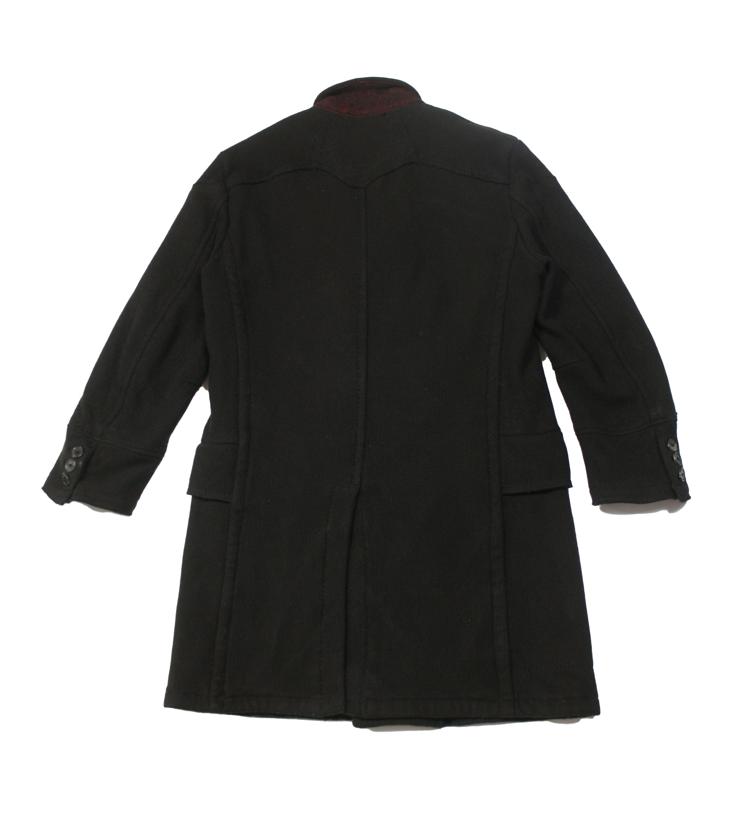 Marithe + Francois Girbaud 00S Wool Double Breasted Overcoat Vintage Size US L / EU 52-54 / 3 - 2 Thumbnail