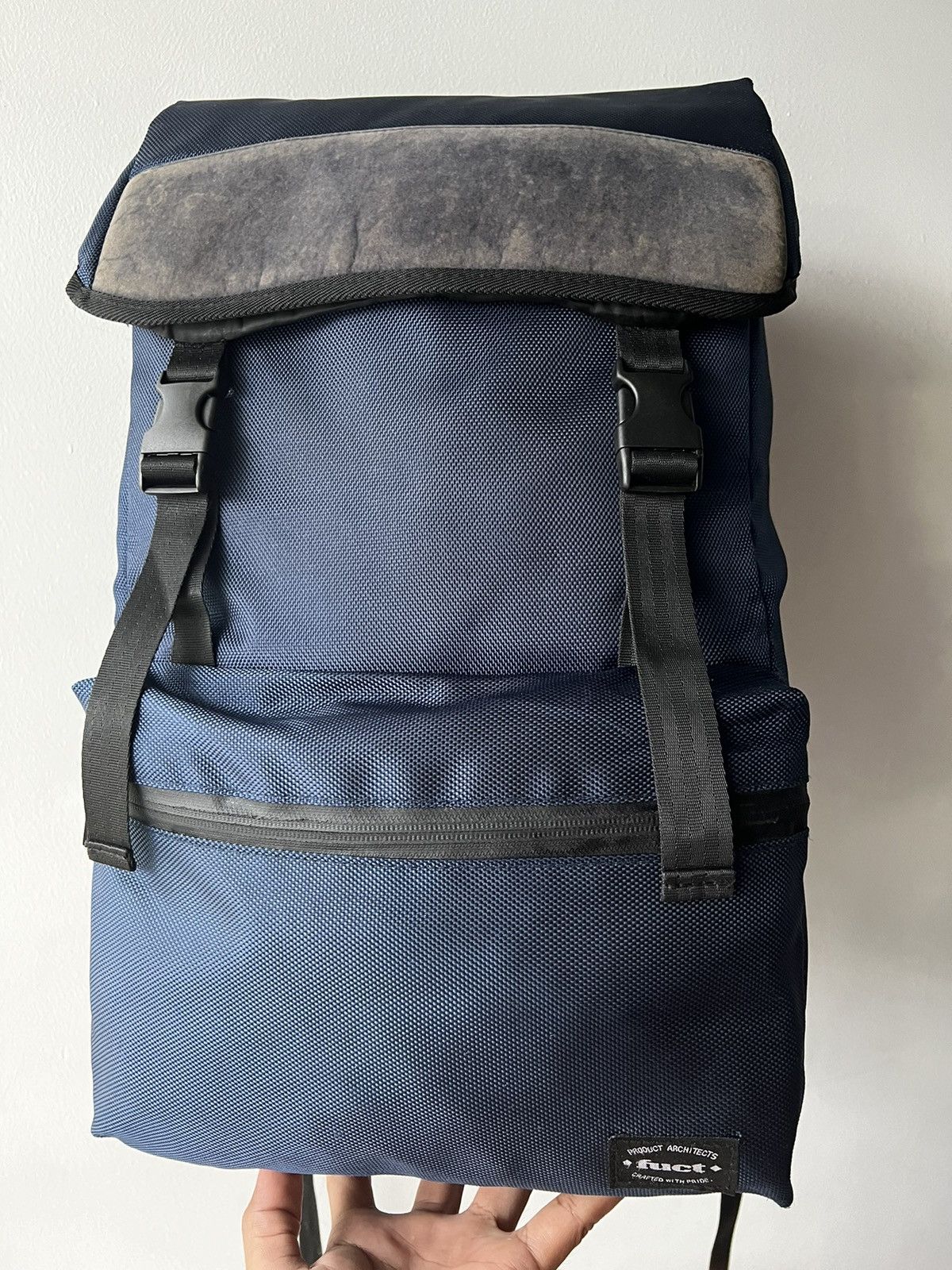 FUCT Fuct Navy HD Nylon Backpack Size ONE SIZE - 2 Thumbnail