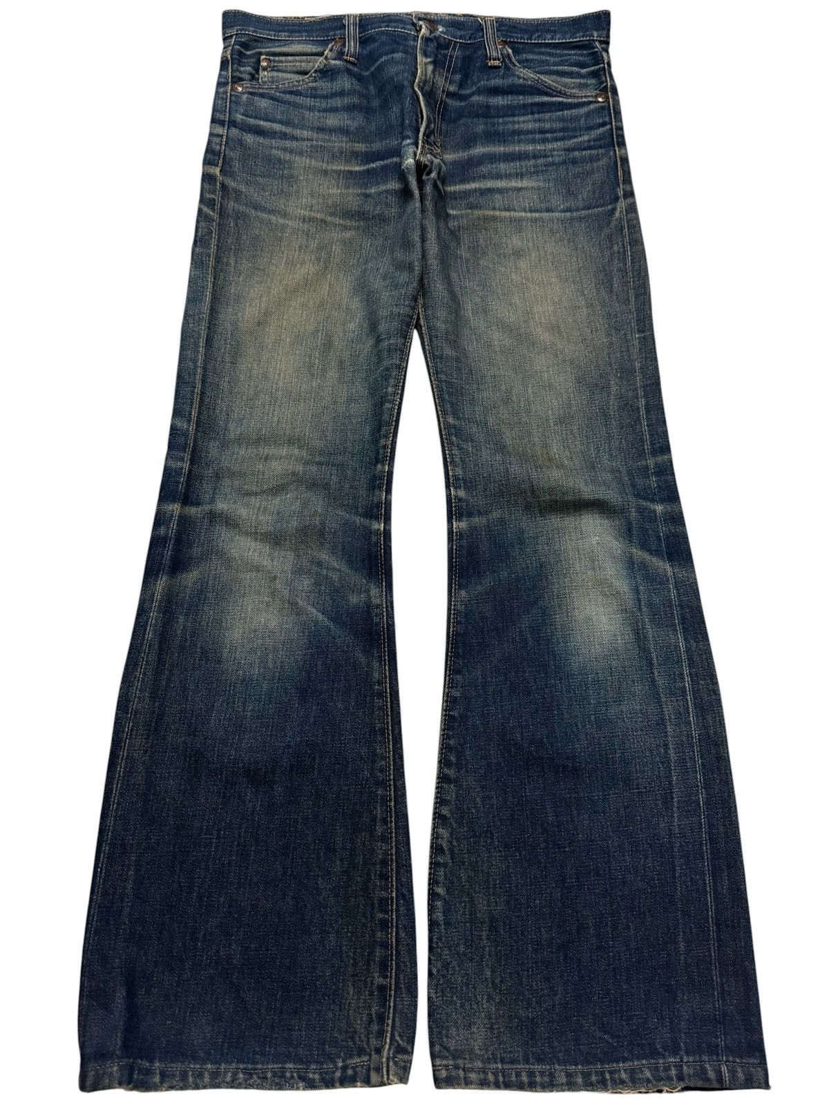 If Six Was Nine TRUE 70s-80s BOBSON WHISKER BELL BOTTOM BOOTCUT RUSTY MUD Size US 32 / EU 48 - 1 Thumbnail