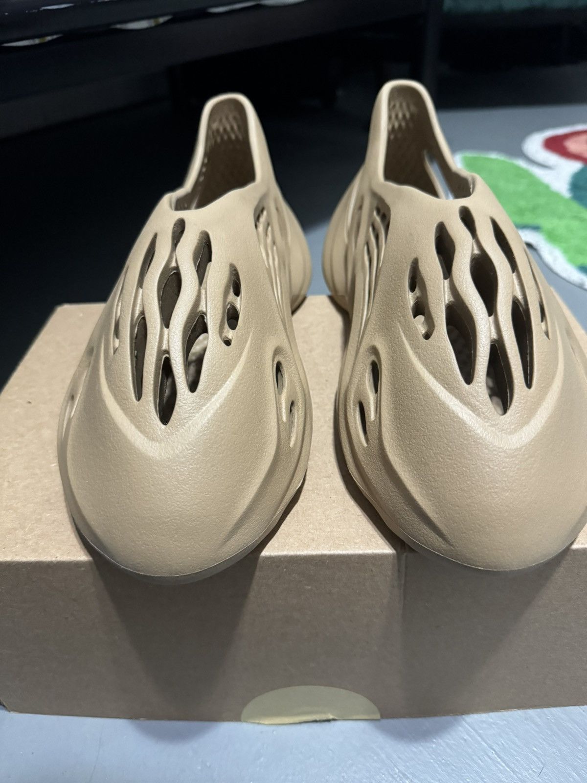 adidas gazelle silver green womens Yeezy Foam RNNR Desert Sand main image 1
