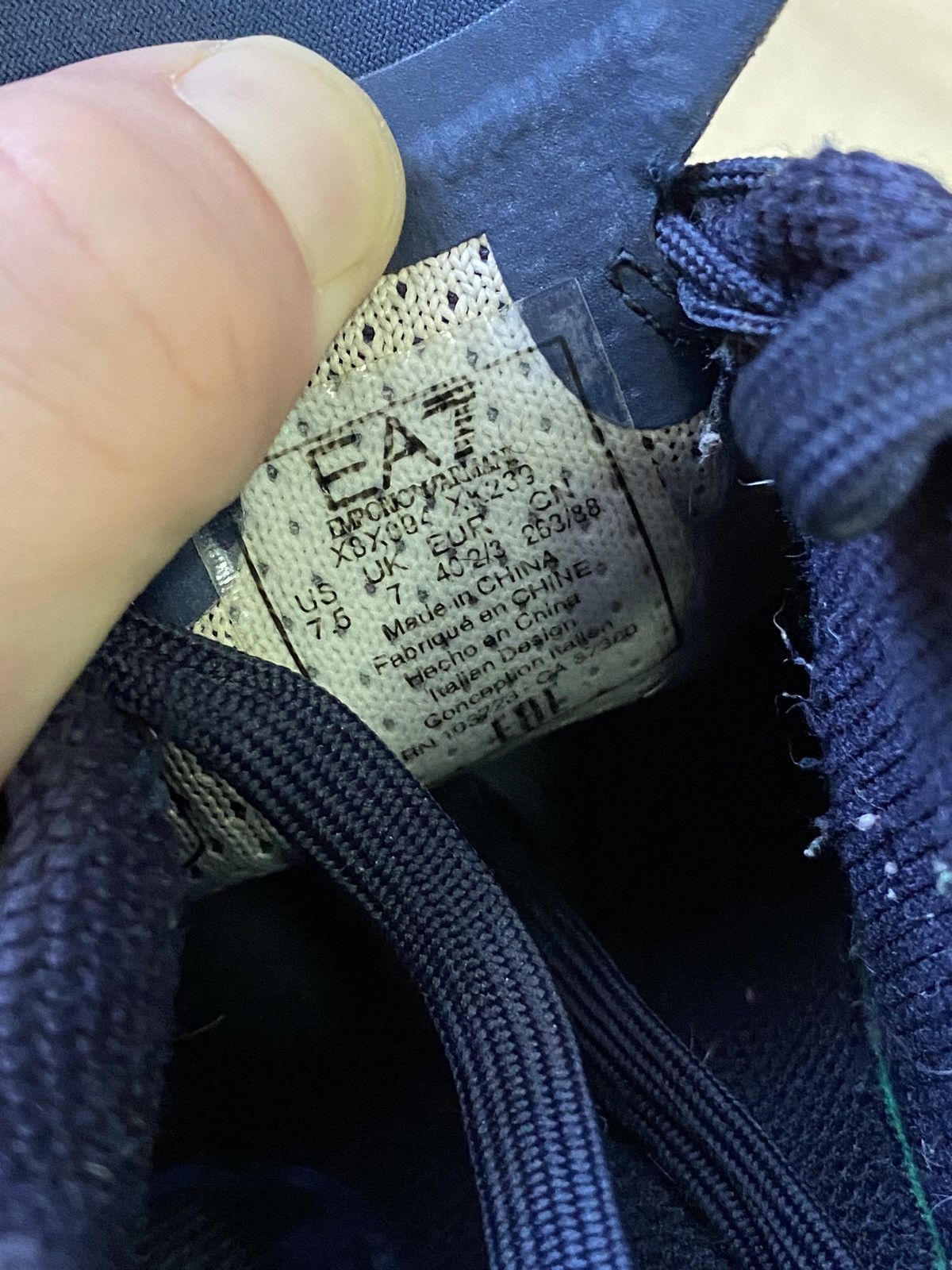 Emporio Armani EA7 Emporio Armani men's sneakers Size US 7 / EU 40 - 5 Thumbnail