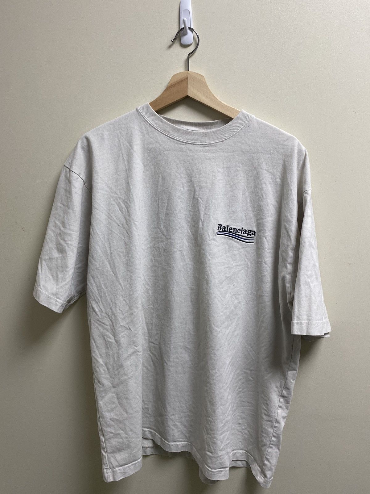 Balenciaga Balenciaga Men s Political Campaign T Shirt White Grailed