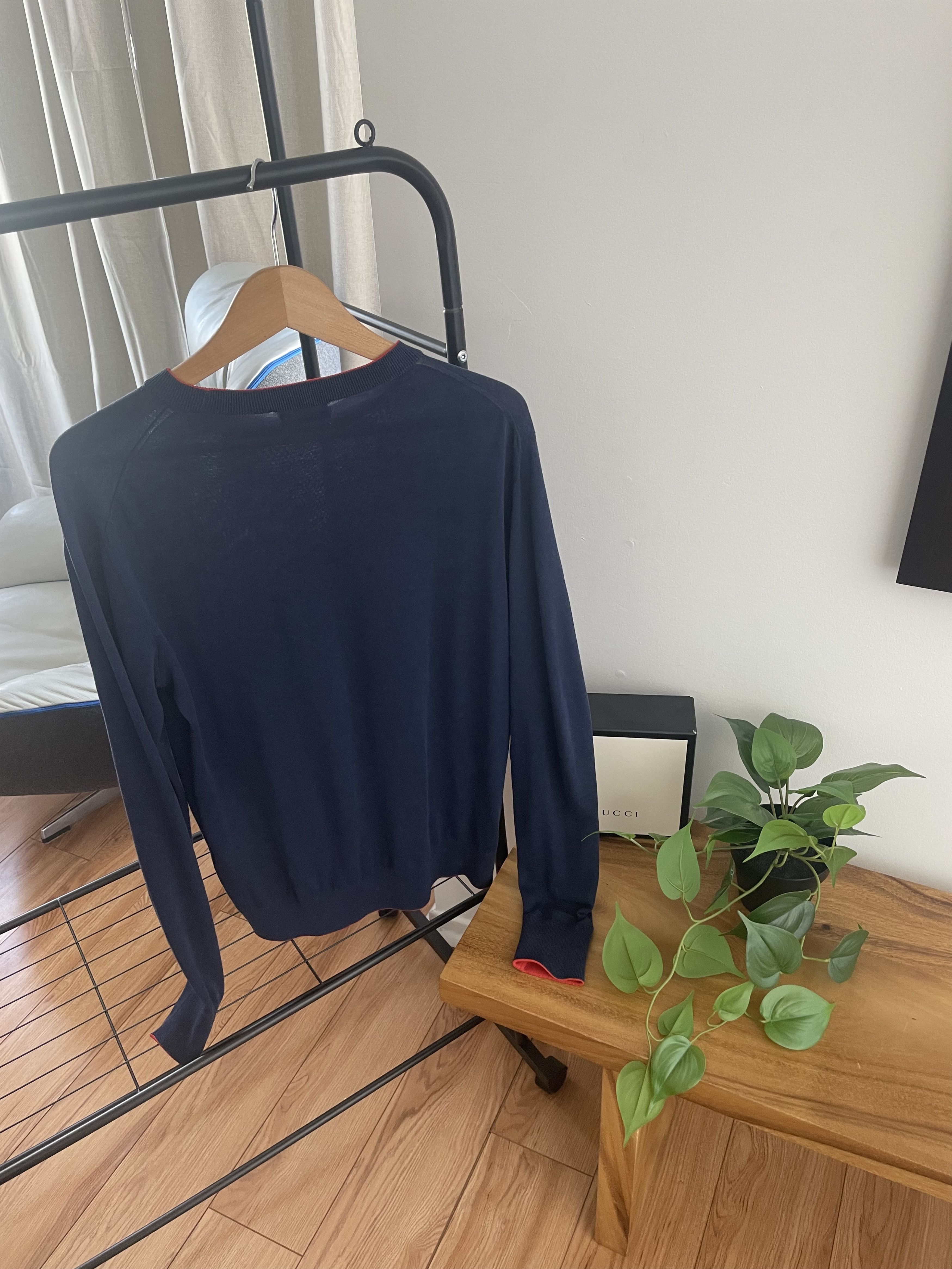 Dior Dior Silk sweater Navy size Small Size US S / EU 44-46 / 1 - 2 Thumbnail