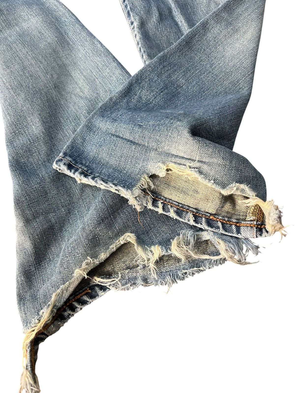 Edwin Edwin 505xx Selvedge Distressed Faded Jean Size US 31 - 9 Thumbnail
