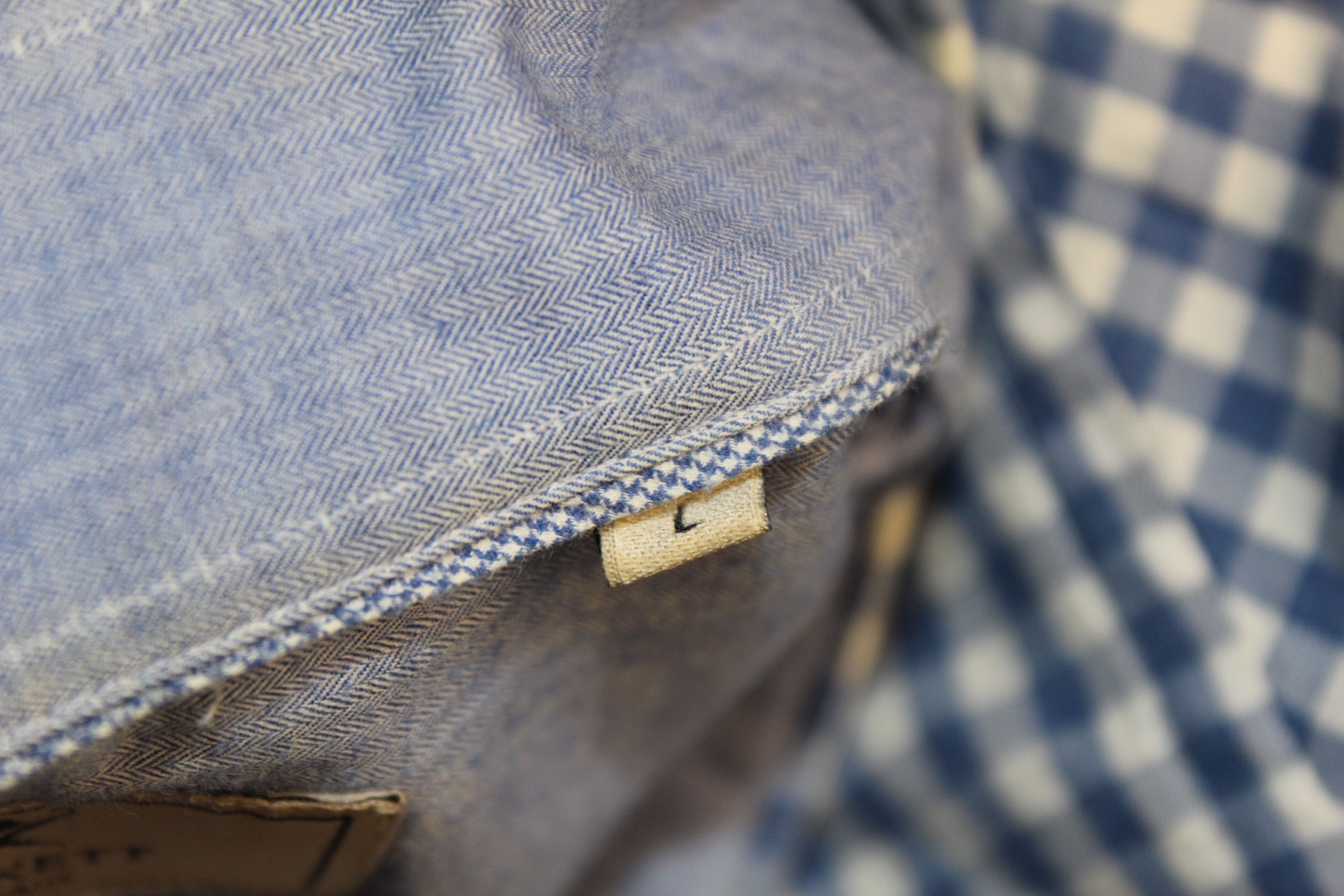 Hackett Hackett Myfair Long Sleeve Blue Check Shirt Size US L / EU 52-54 / 3 - 8 Thumbnail