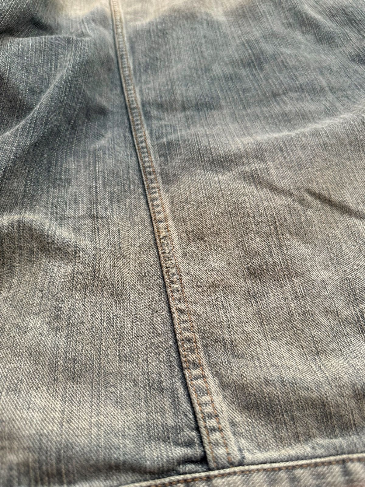 Balenciaga 2024 Y2K Tattoo Tribal Oversized Denim Jacket Size US XL / EU 56 / 4 - 14 Thumbnail