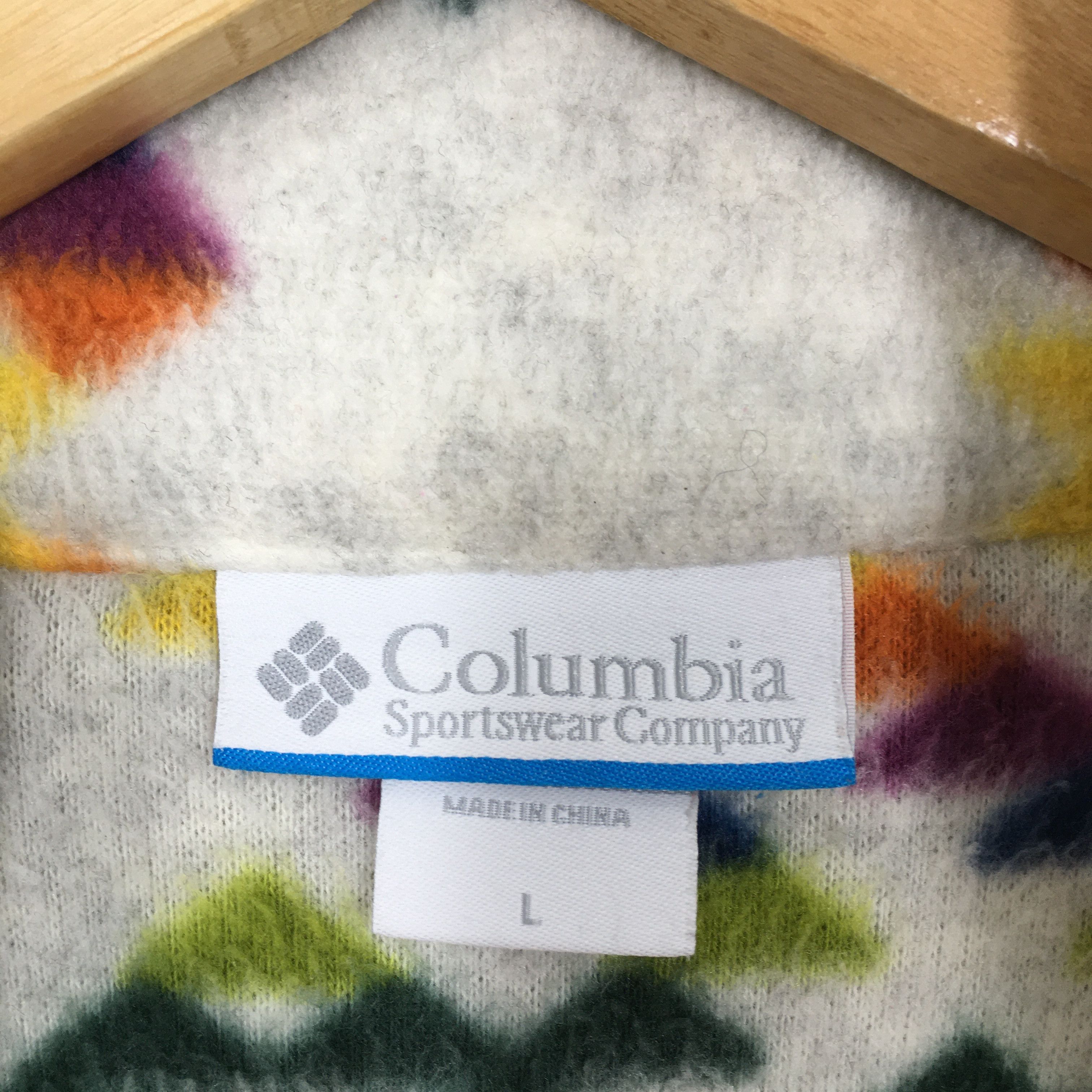 Columbia Columbia Aztec Navajo Tribal Deep Pile Fleece Sweater Large Size US L / EU 52-54 / 3 - 5 Thumbnail