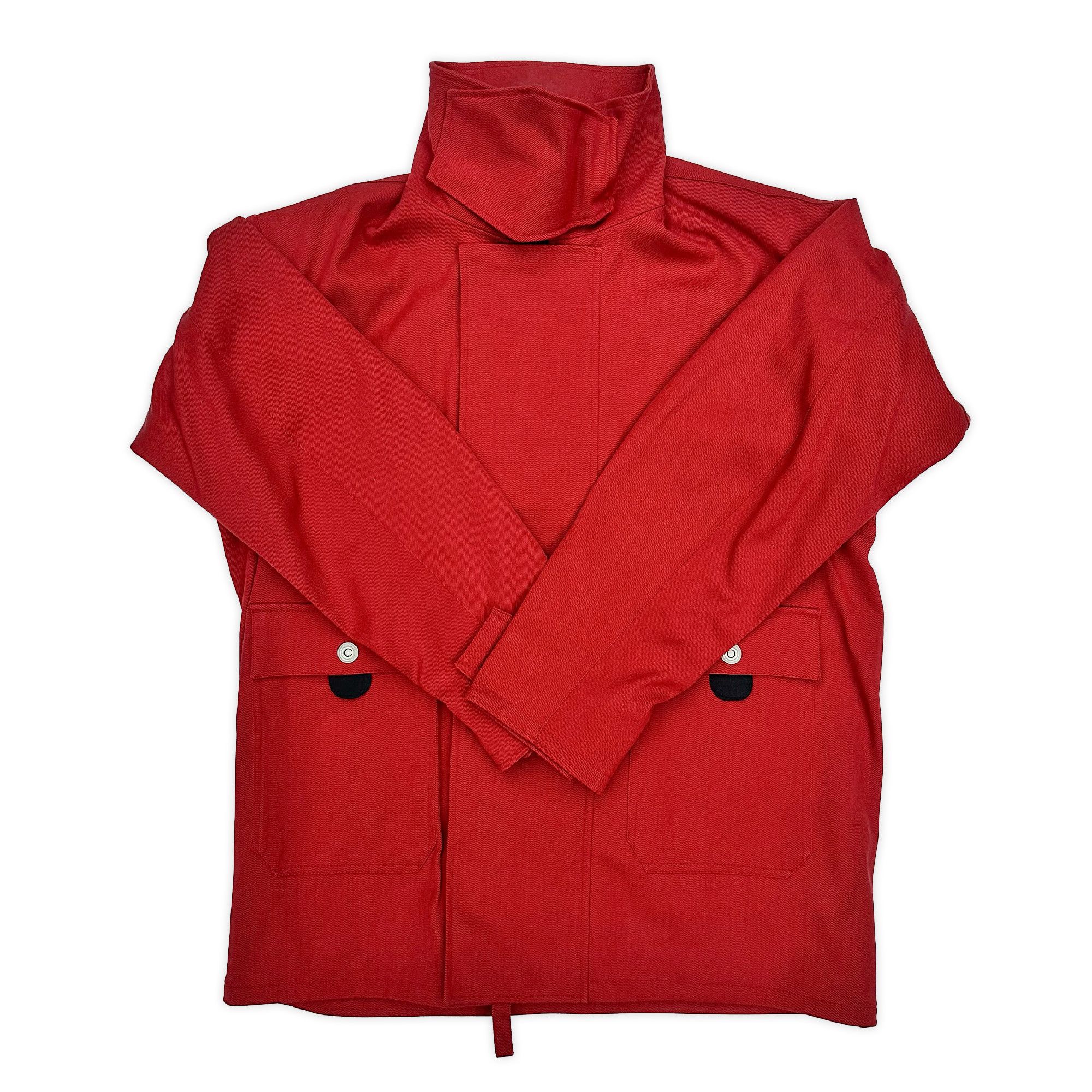 Kiko Kostadinov 0004 Virgin Wool Fireman Coat Size US M / EU 48-50 / 2 - 2 Thumbnail