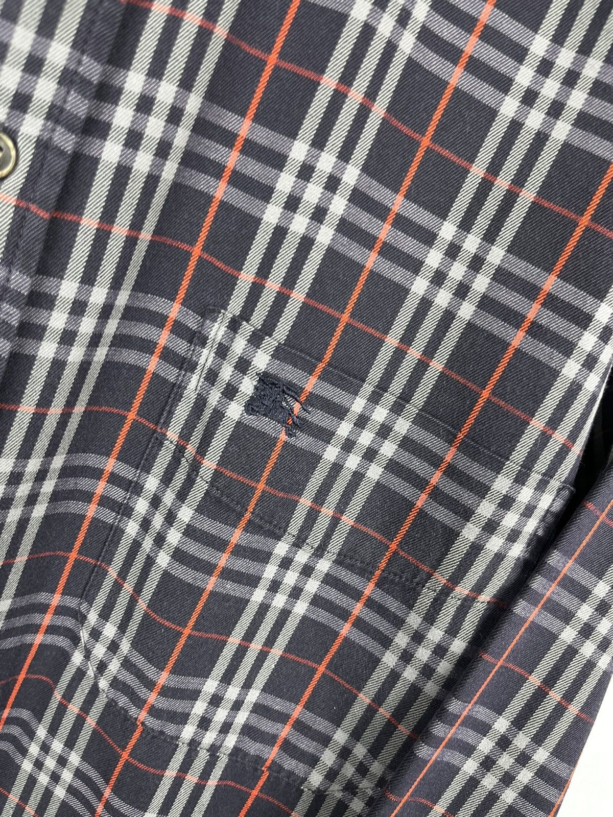Burberry × Vintage Vintage Burberry Nova Check Shirt Button Up Size US L / EU 52-54 / 3 - 4 Thumbnail
