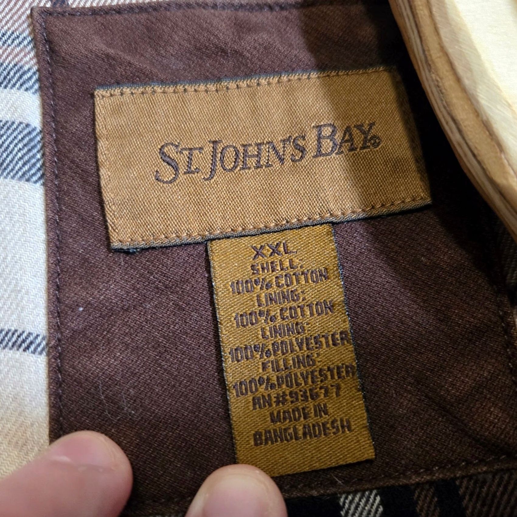 Vintage VINTAGE St. Johns Bay Flannel Lined Zip Jacket Men’s 2XL Brown Chore Barn Jacket Style Jacket Men 2XL Brown Flannel Lined Zip Size US XXL / EU 58 / 5 - 3 Thumbnail
